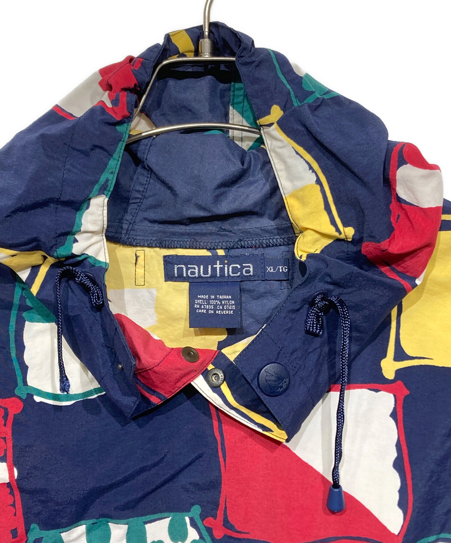 Nautica 90s アノラックパーカー 90's NAUTICA ナイロン アノラックパーカー 黄色 | ChuPa