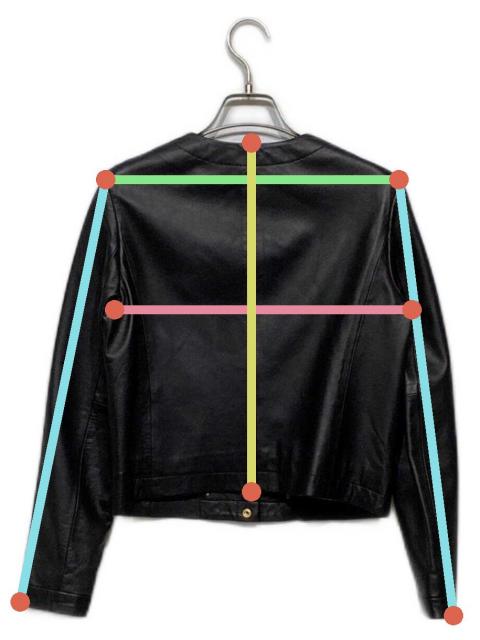 中古・古着通販】ANAYI (アナイ) ラムレザードットボタン ジャケット