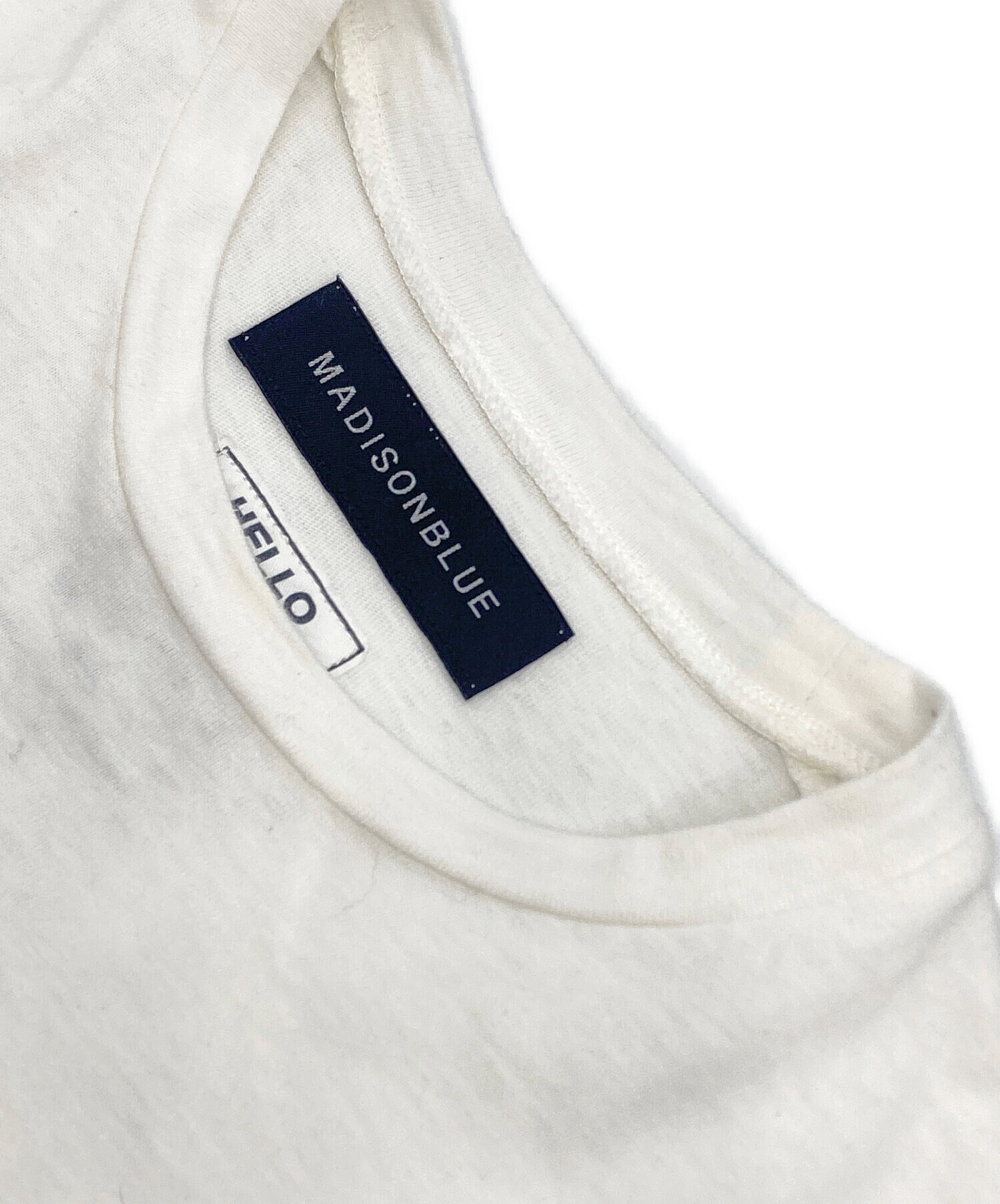 中古・古着通販】MADISON BLUE (マディソンブルー) HELLO CREW NECK
