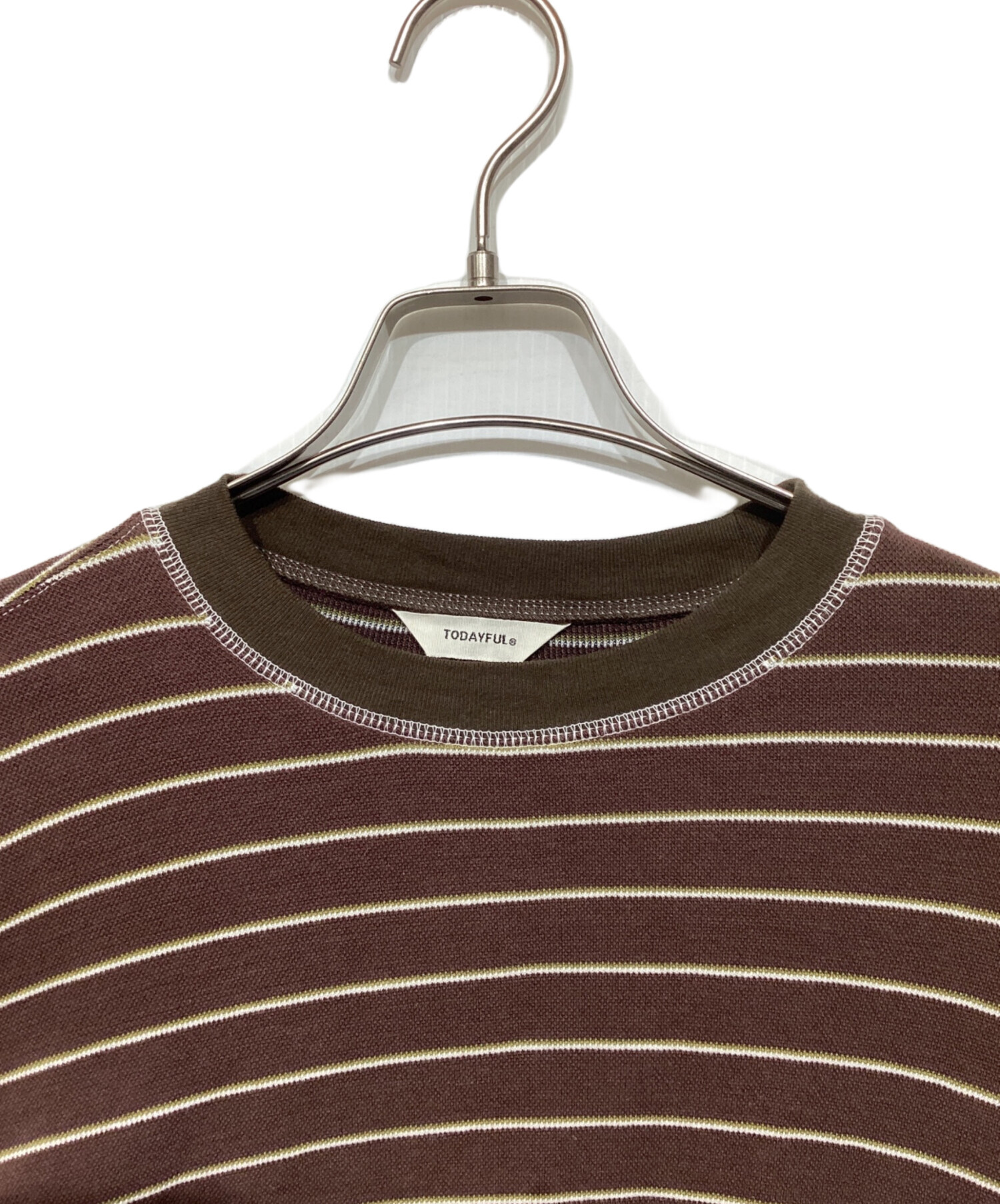 中古・古着通販】TODAYFUL (トゥデイフル) 25AW Border Long T-shirts