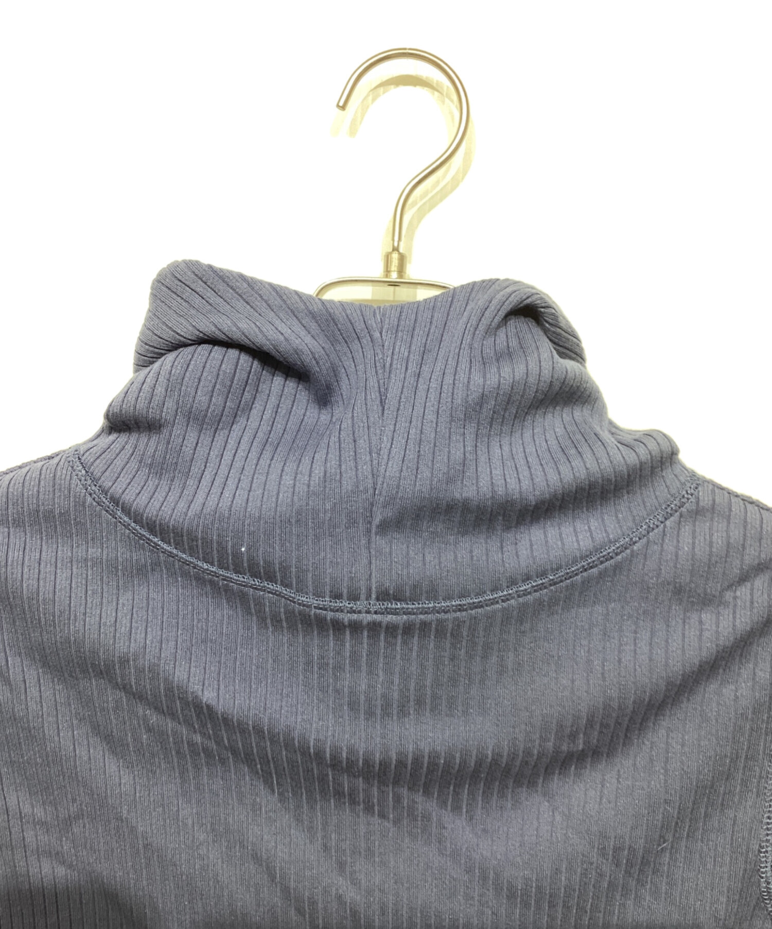 SHISHIKUI シシクイ st pullover グレー 中古・古着通販】SHISHIKUI (シシクイ) リブパーカー ブルー サイズ:F