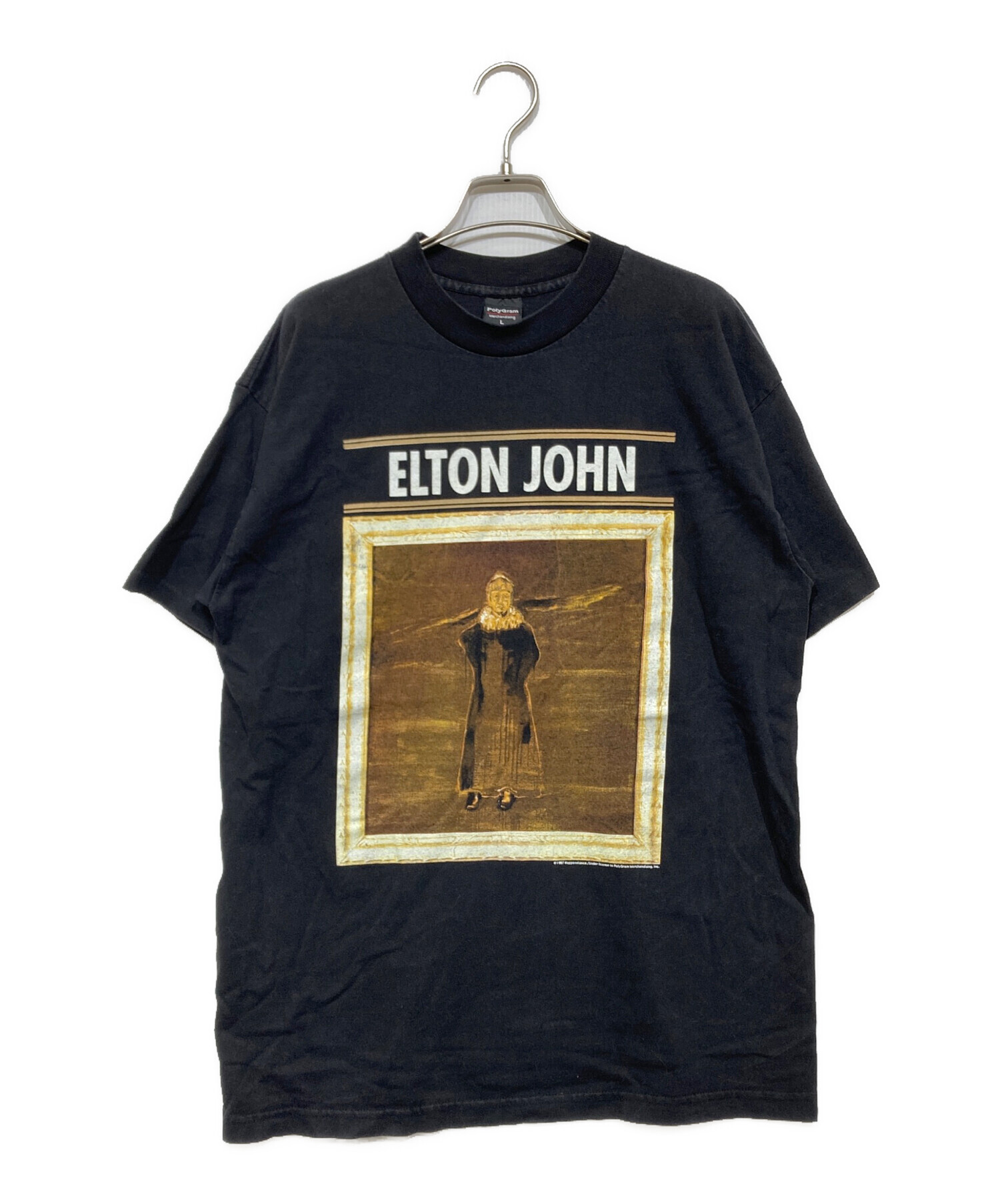 超希少 未着用 90s ELTON JOHN Tシャツ L／ヴィンテージ 美品 中古・古着通販】Polygram (ポリグラム) 90s ELTON JOHN プリントT