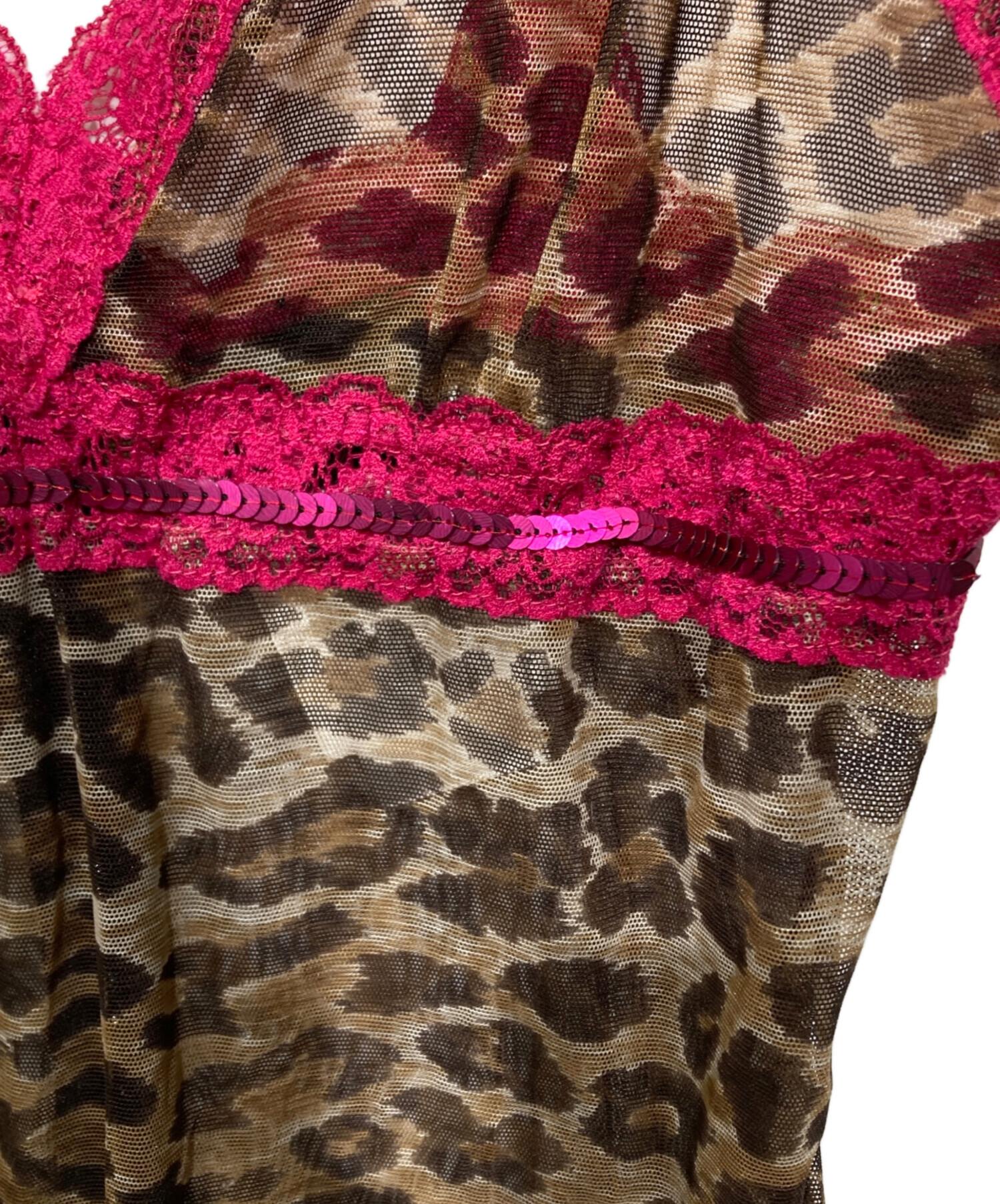 中古・古着通販】D&G (ディーアンドジー) レオパード柄シアー 中古・古着通販】D&G (ディーアンドジー) レオパード柄シアー