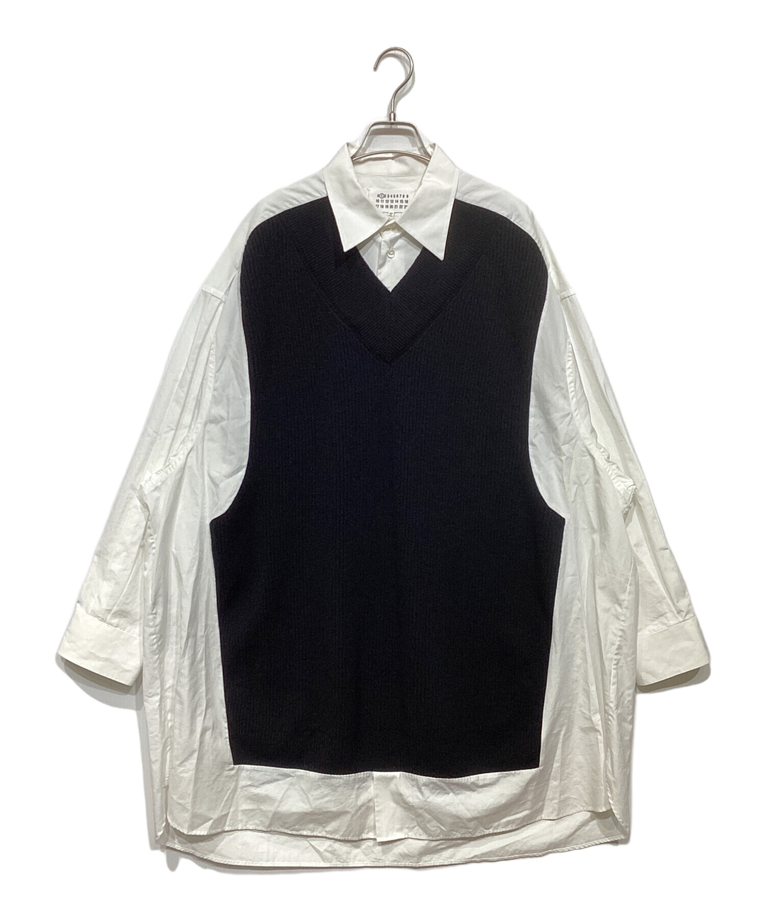 メゾン マルジェラ MM6 Tシャツ ドッキング ワンピース イタリア製 中古・古着通販】Maison Margiela (メゾンマルジェラ) ドッキング