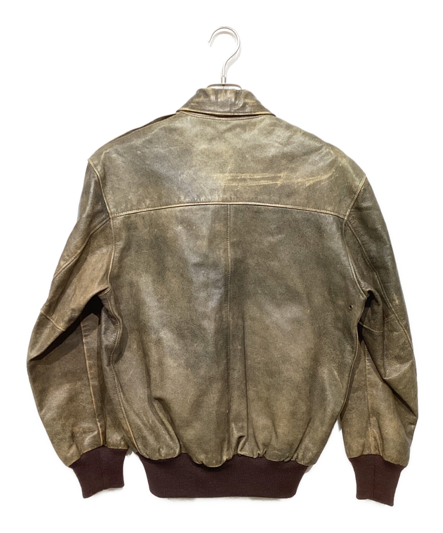 中古・古着通販】L.L.Bean (エルエルビーン) A-2 レザー フライト 