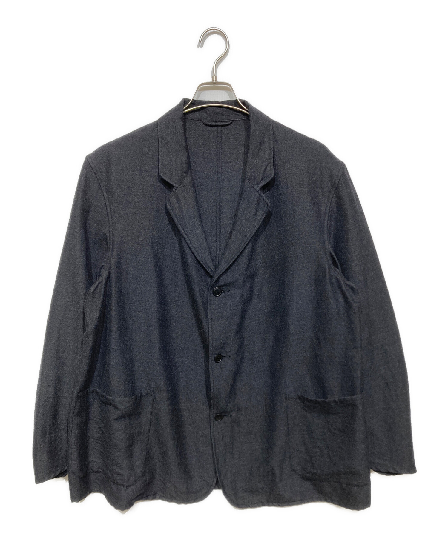 中古・古着通販】COMOLI (コモリ) ウールシルクジャケット グレー
