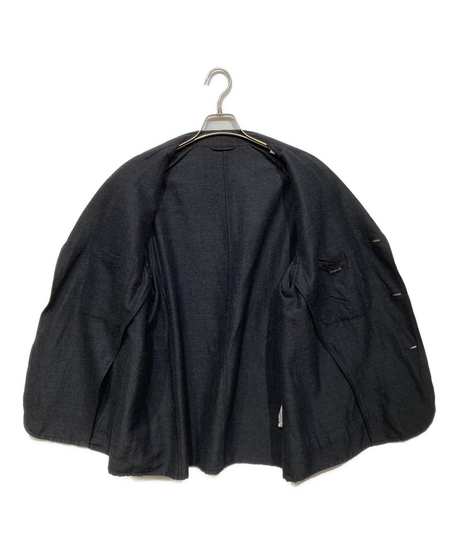 中古・古着通販】COMOLI (コモリ) ウールシルクジャケット グレー