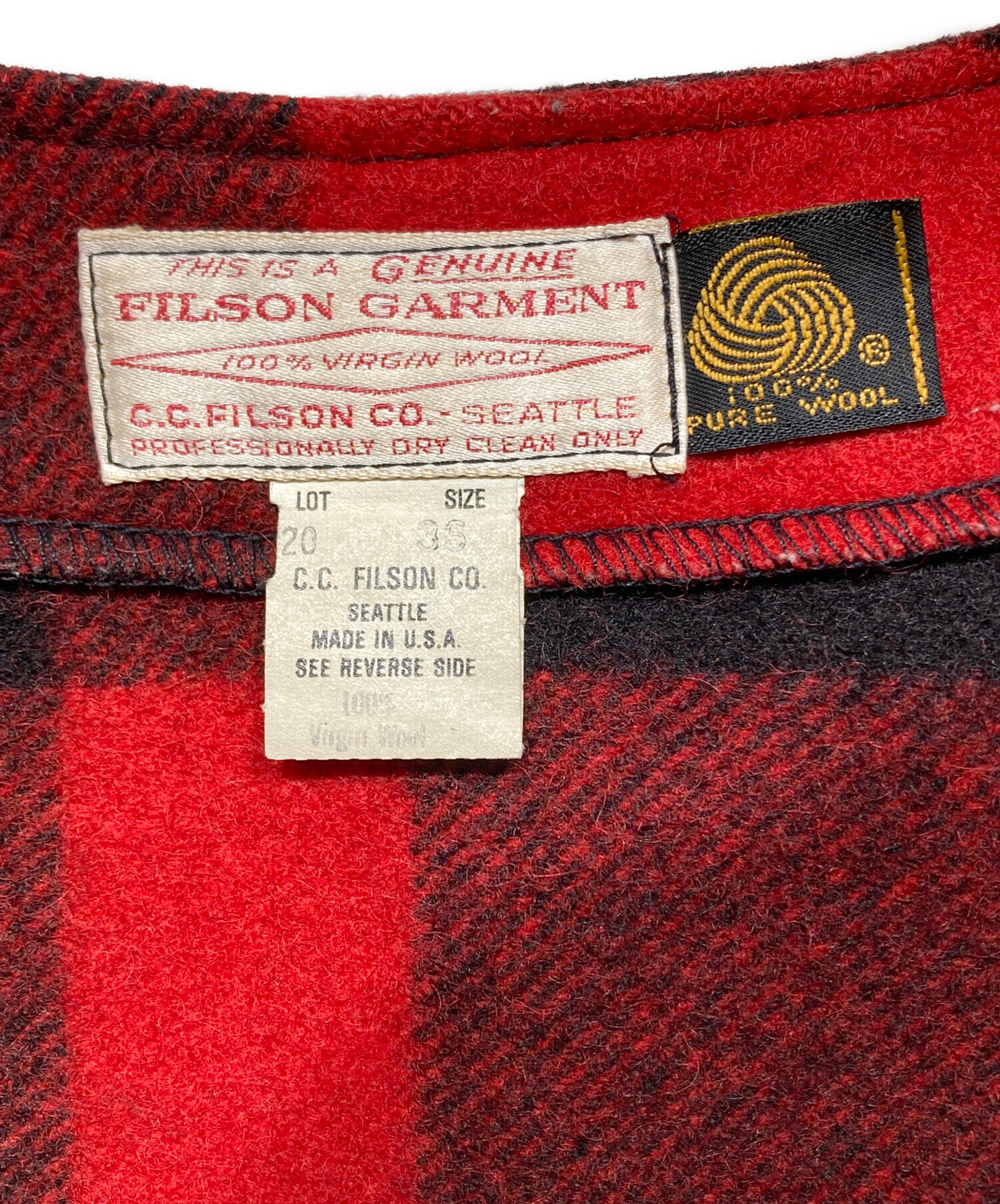 中古・古着通販】FILSON GARMENT (フィルソン ガーメント) 80‐90s USA