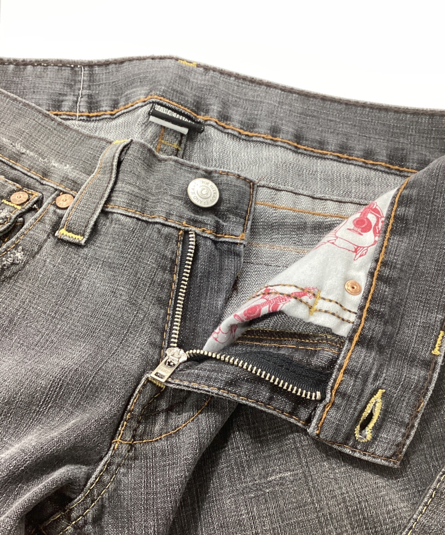 中古・古着通販】TRUE RELIGION (トゥルー レリジョン) ダメージフレア 