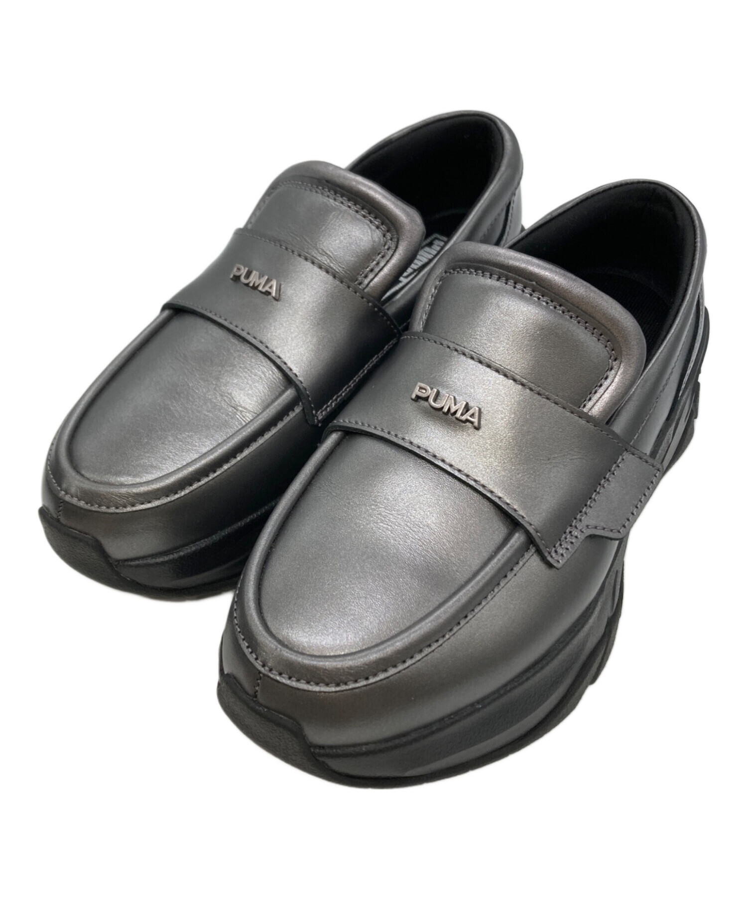 中古・古着通販】PUMA (プーマ) W LOAFYR METALIC グレー サイズ:22.5