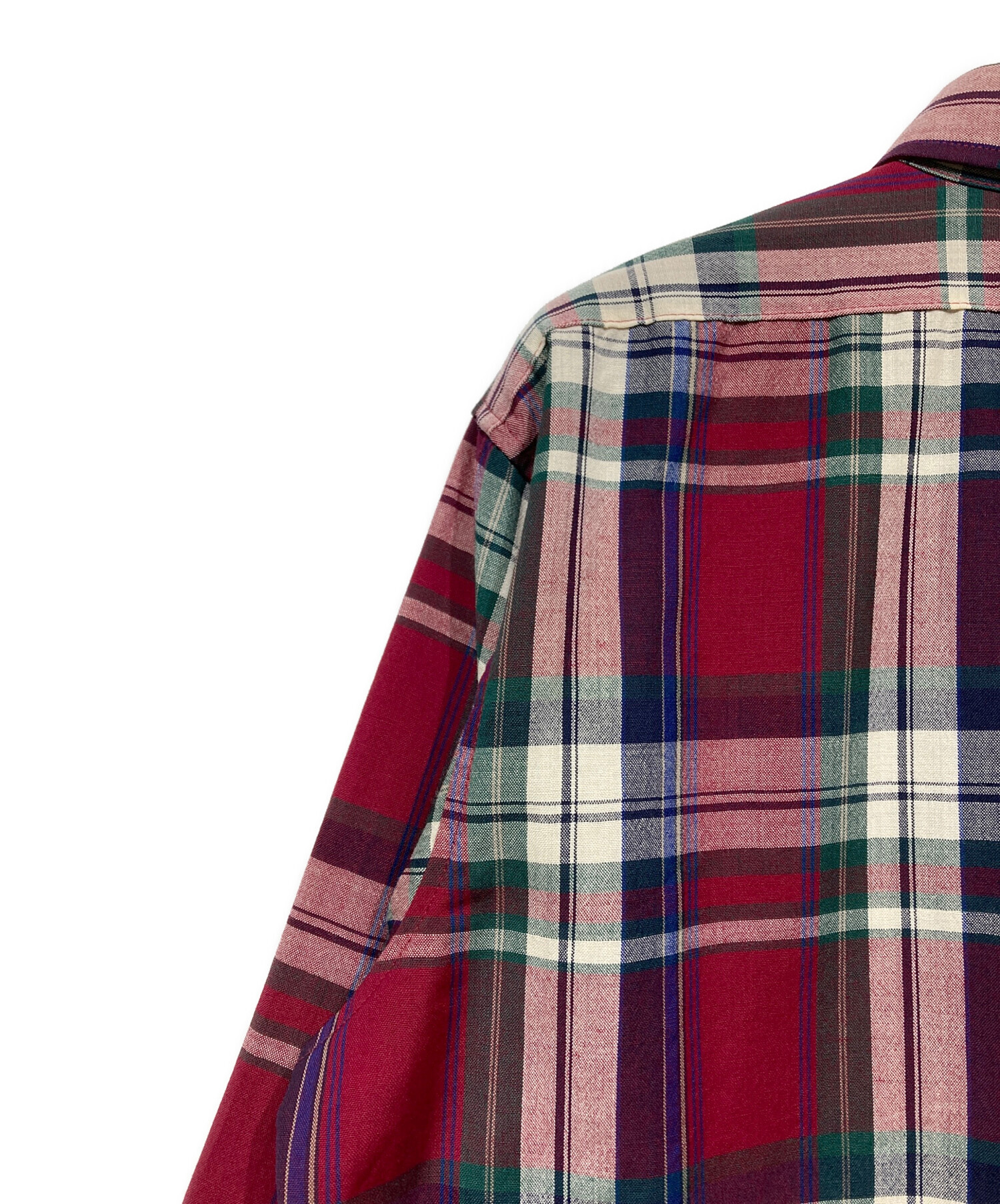 USA製 ペンドルトン　ウールチェックシャツ　Lサイズ　レッド　古着 中古・古着通販】PENDLETON (ペンドルトン) ウールチェックシャツ