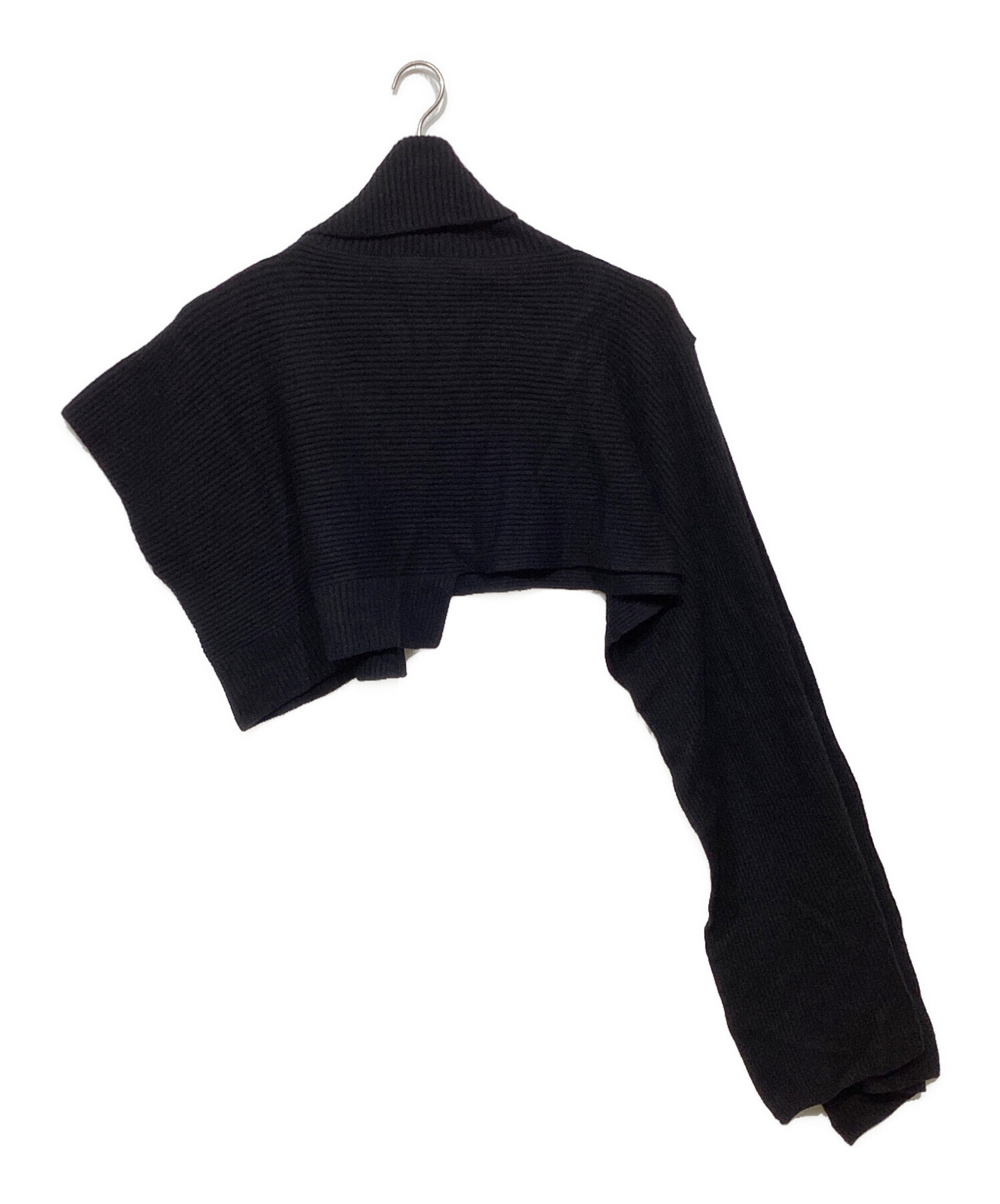 中古・古着通販】LIMI feu (リミフゥ) 2-WAY LAMBSWOOL SCARF ブラック