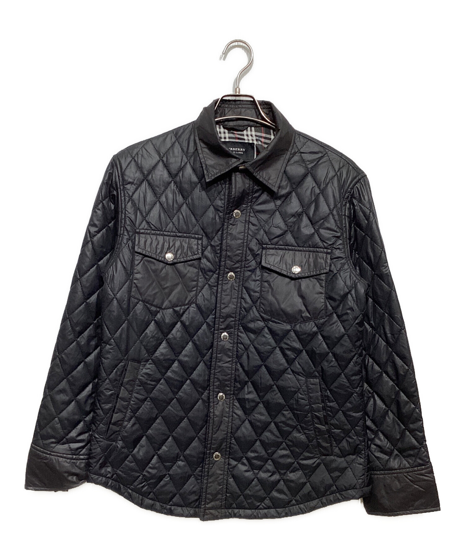 BURBERRY ブラック キルティングジャケット　162cm ほぼ新品 中古・古着通販】BURBERRY BLACK LABEL (バーバリーブラックレーベル