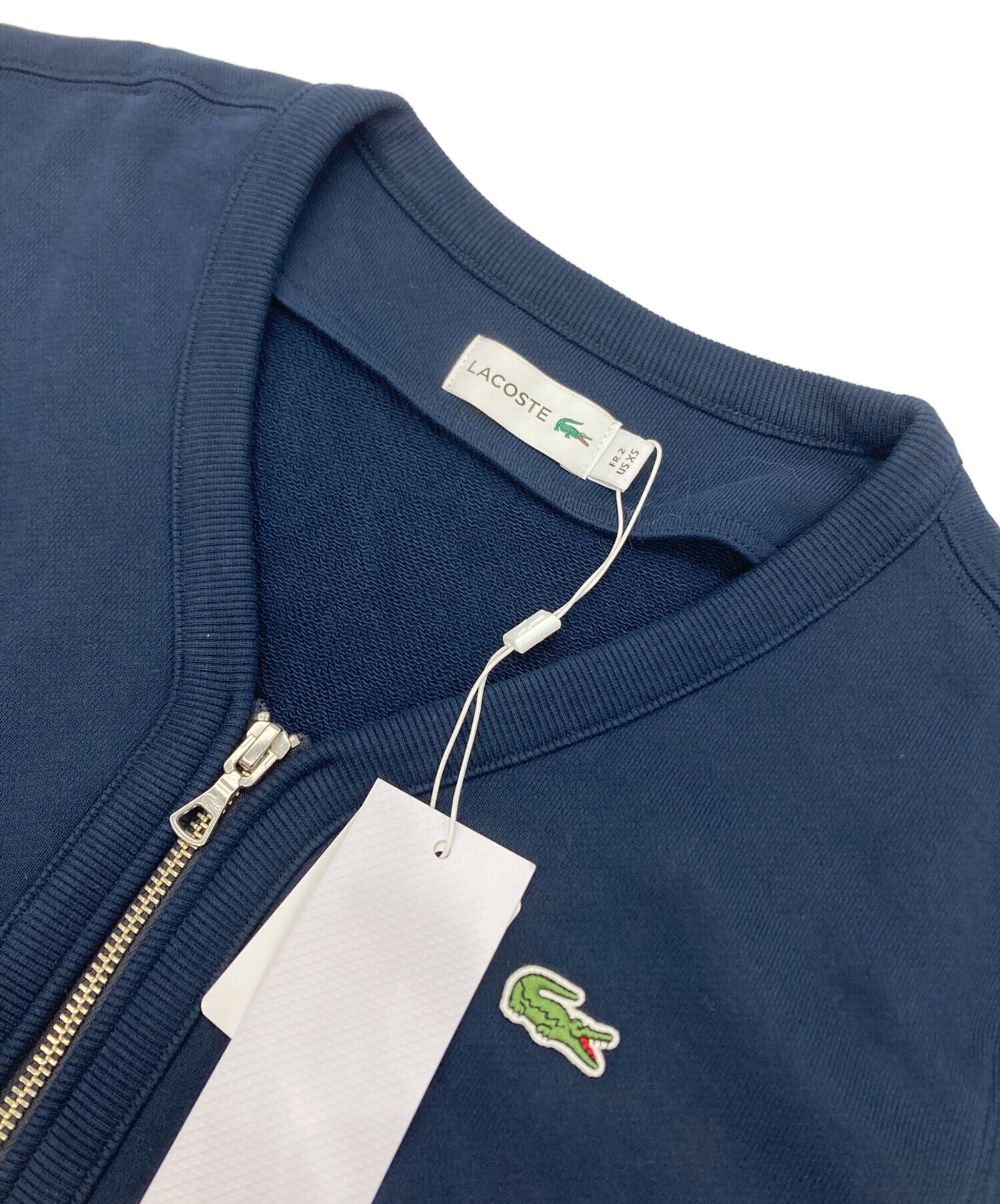 中古・古着通販】LACOSTE (ラコステ) スウェットカーディガン/ジップ