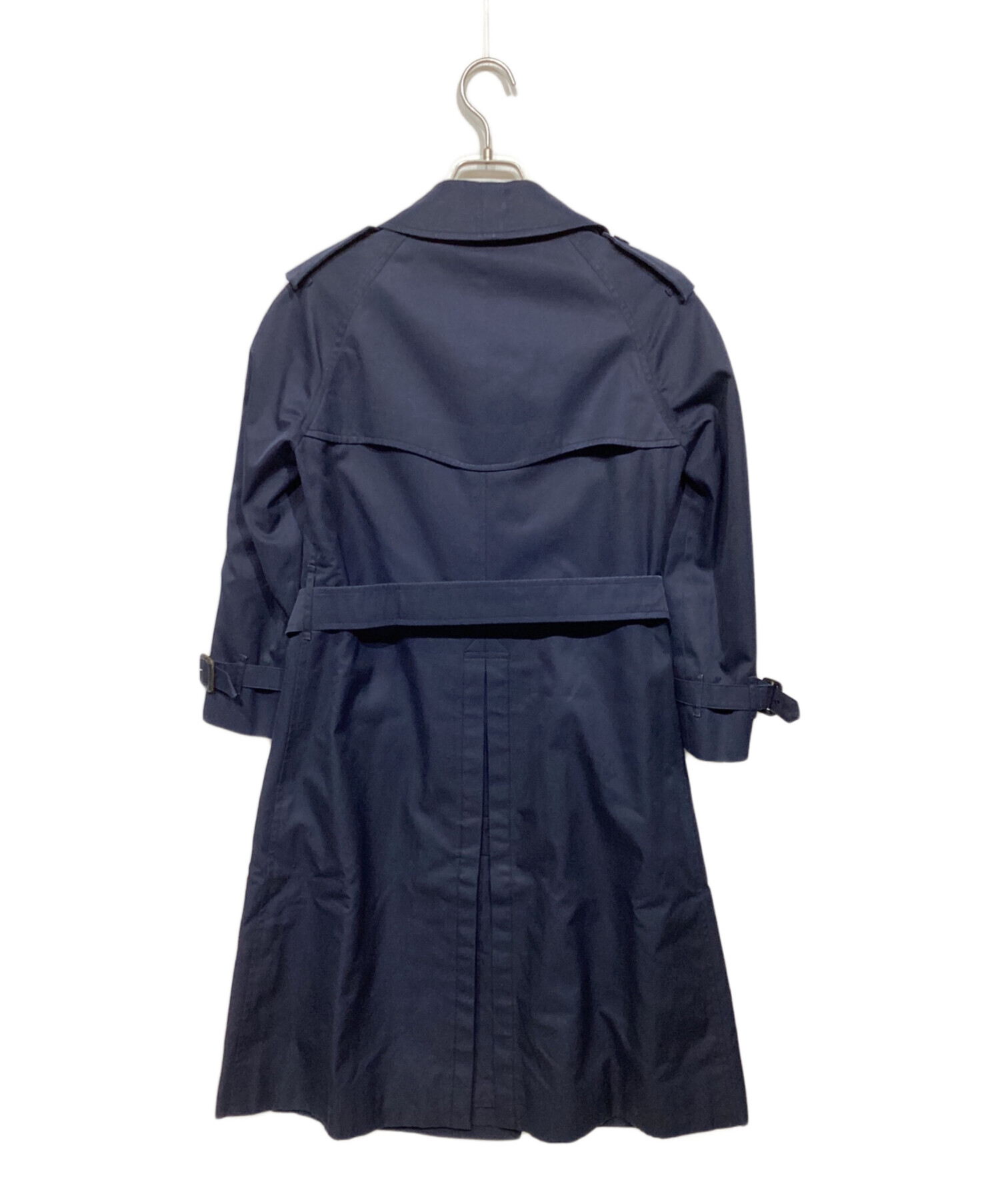 BURBERRY LONDON 日本製 裏地ノバチェック　トレンチコート 紺 BURBERRY LONDON 日本製 裏地ノバチェック トレンチコート 紺 【公式通販】