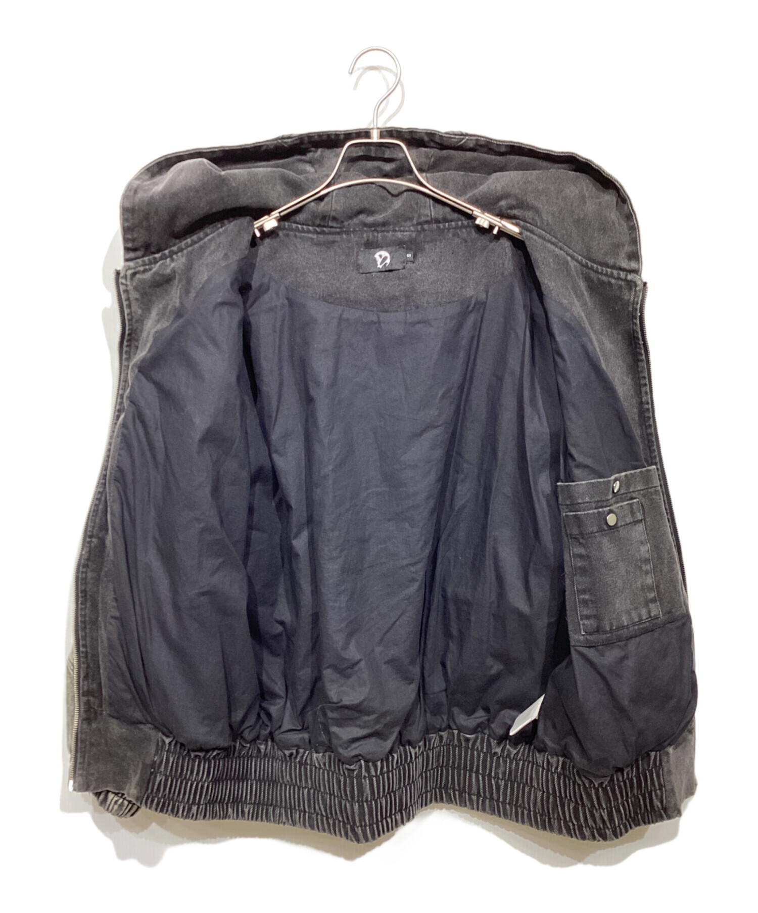 中古・古着通販】cyvist (サイヴィスト) デニムジップパーカー グレー 
