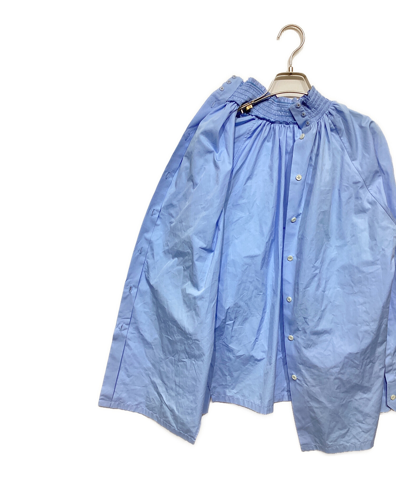 中古・古着通販】PRADA (プラダ) ハイネックシャツ P987GR ブルー 