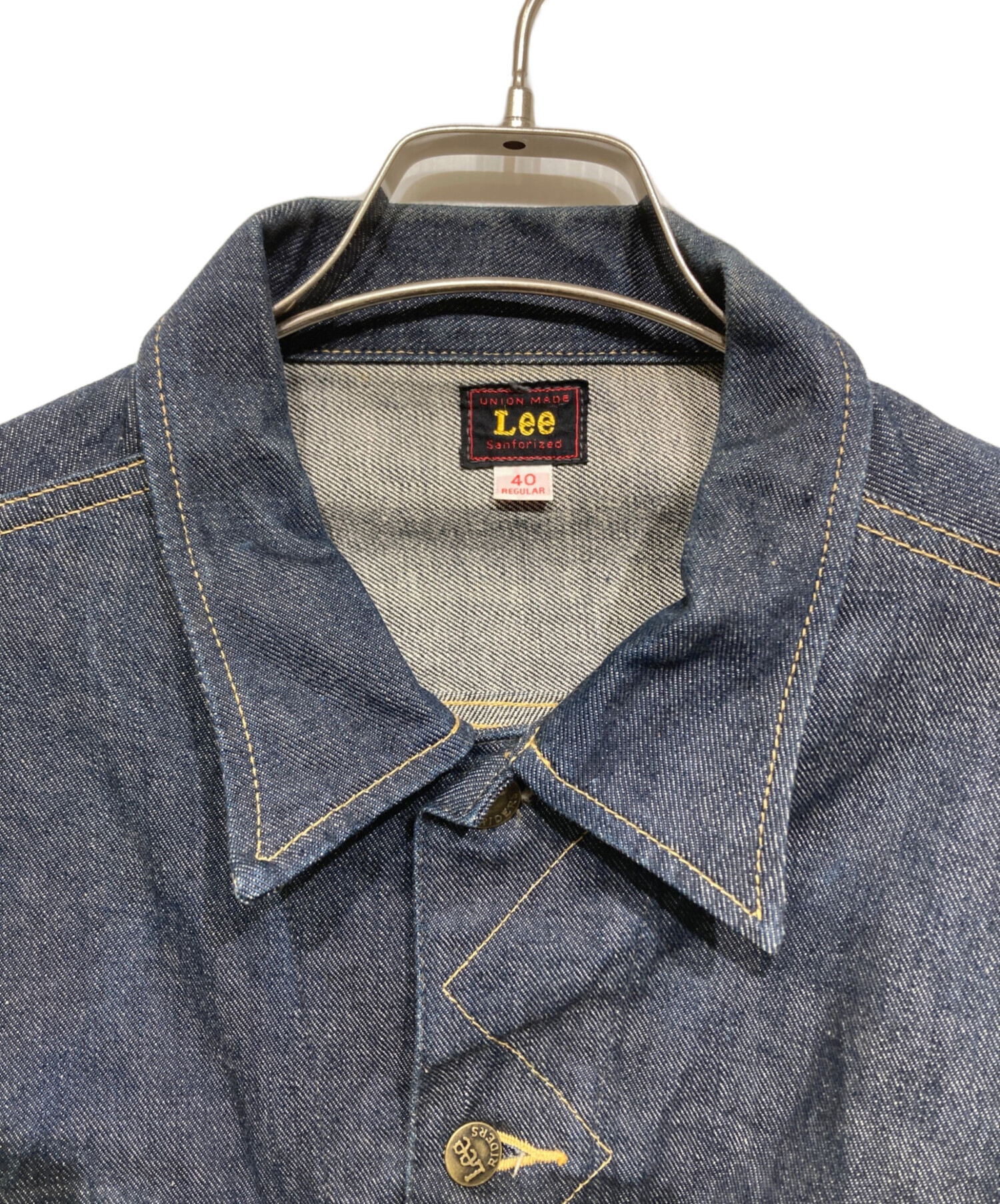 中古・古着通販】LEE (リー) デニムジャケット インディゴ サイズ:40 