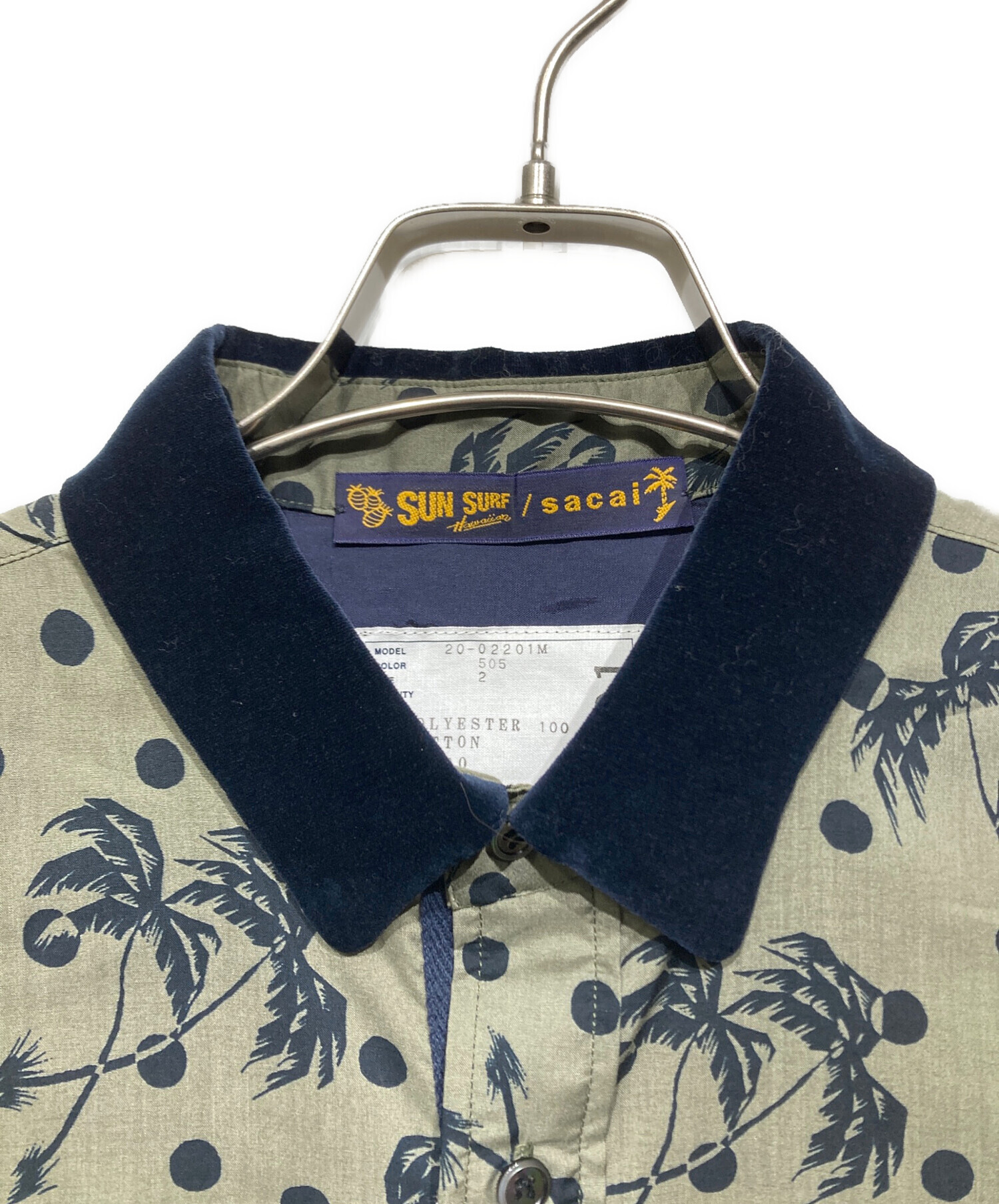 中古・古着通販】Sun Surf (サンサーフ) sacai (サカイ) ドットシャツ 