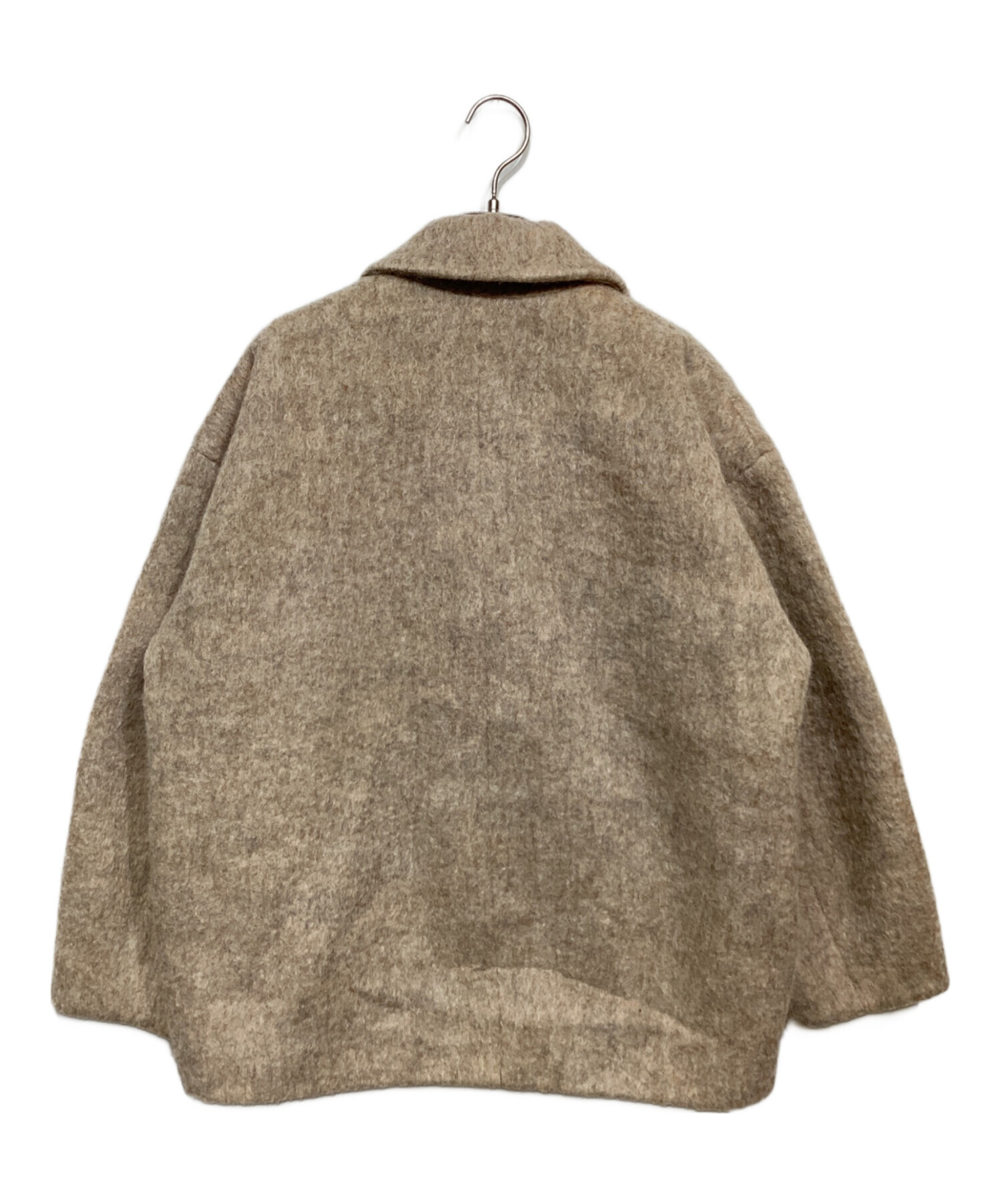 中古・古着通販】MANOF (マノフ) SHAGGY COCOON COAT（シャギー