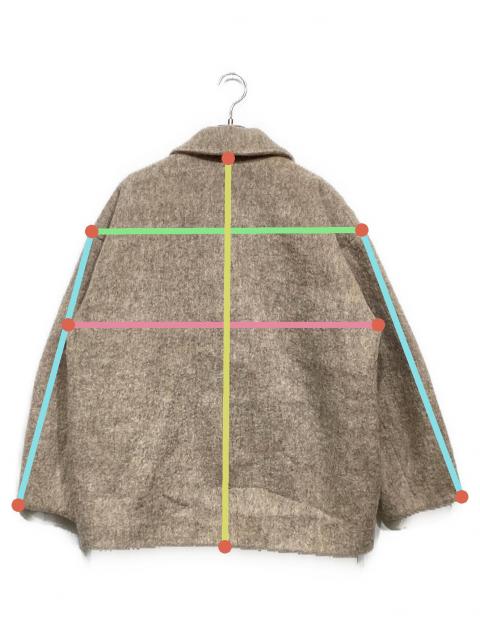 中古・古着通販】MANOF (マノフ) SHAGGY COCOON COAT（シャギー