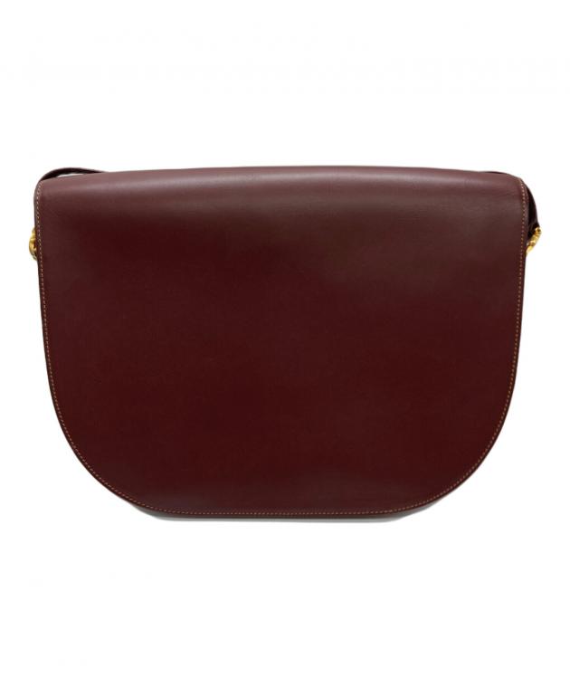 中古・古着通販】Cartier (カルティエ) ショルダーバッグ ボルドー