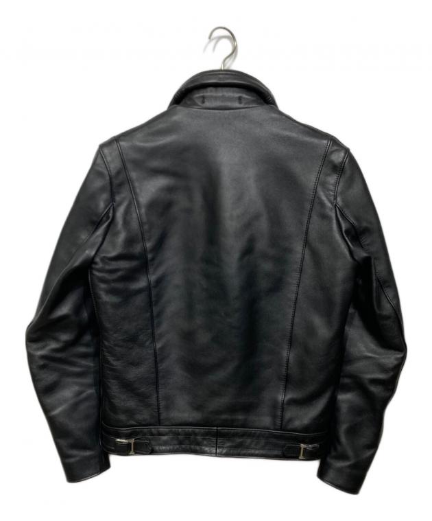 ブラックレザーライダースジャケット　　ヴィンテージ？ 中古・古着通販】Lewis Leathers (ルイスレザース) 441 サイクロン
