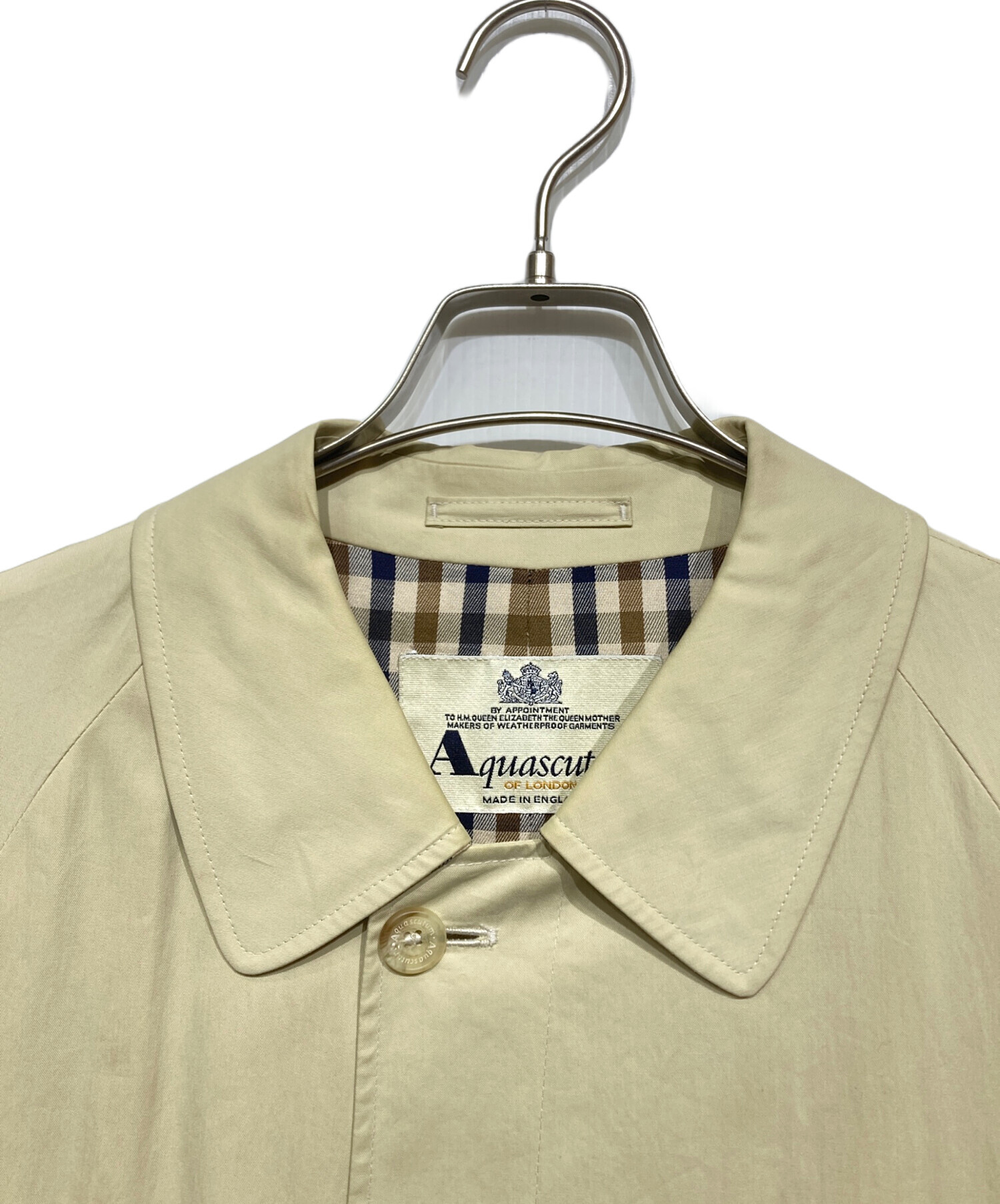 中古・古着通販】Aquascutum (アクアスキュータム) コート ベージュ