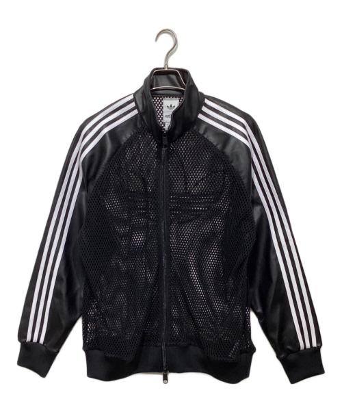 超希少 美品 アディダス レザー ニット 切替 ジャケット メタルロゴ 00s 中古・古着通販】adidas (アディダス) JEREMY SCOTT (ジェレミー