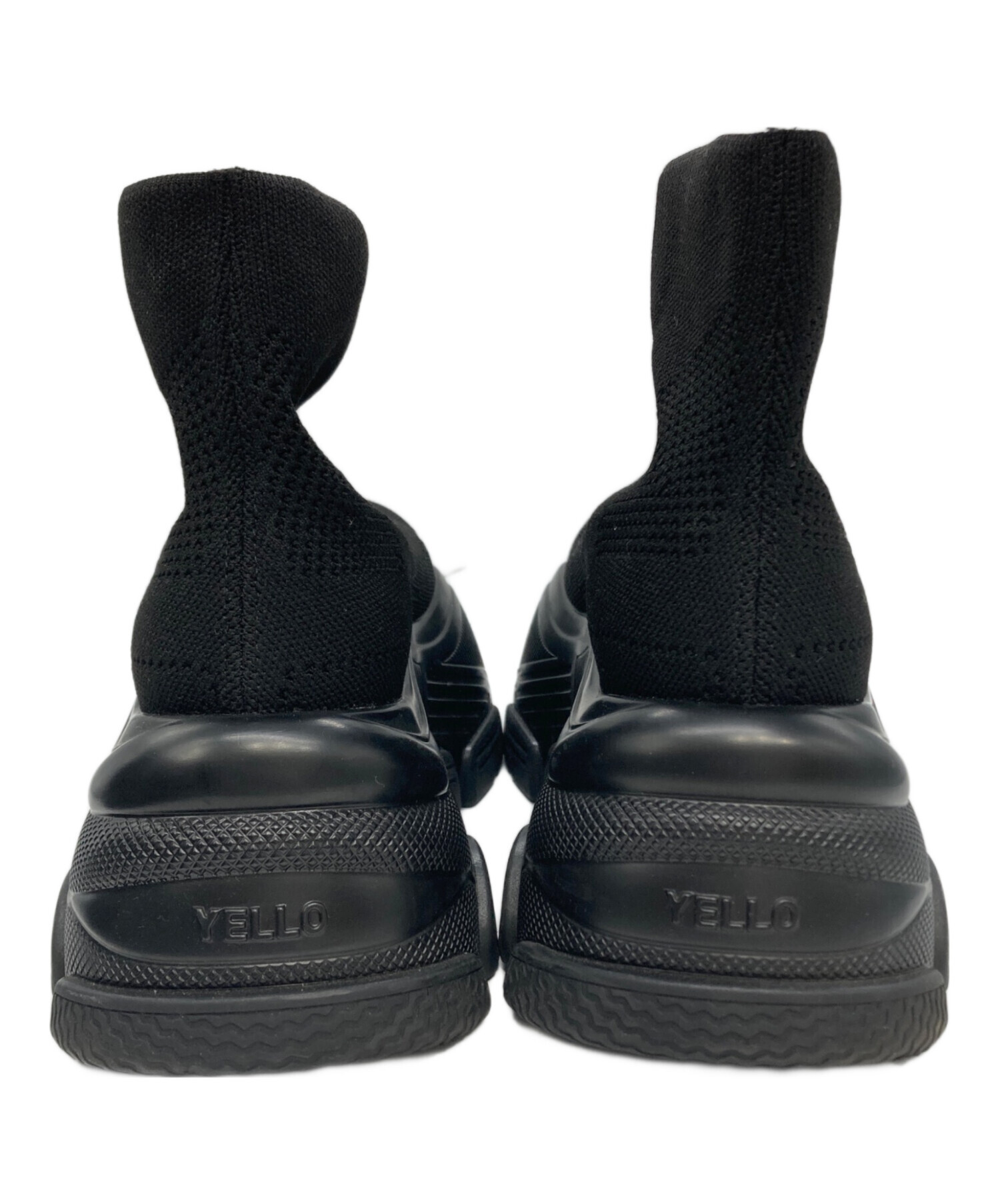 中古・古着通販】YELLO (イエロ) GRAUWAL SHORT BOOTS ブラック サイズ