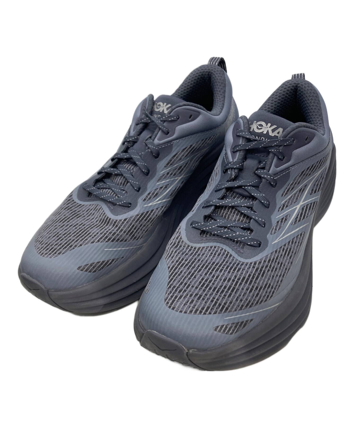 中古・古着通販】HOKA (ホカ) BONDI 8 TS CAGED グレー サイズ:29cm 
