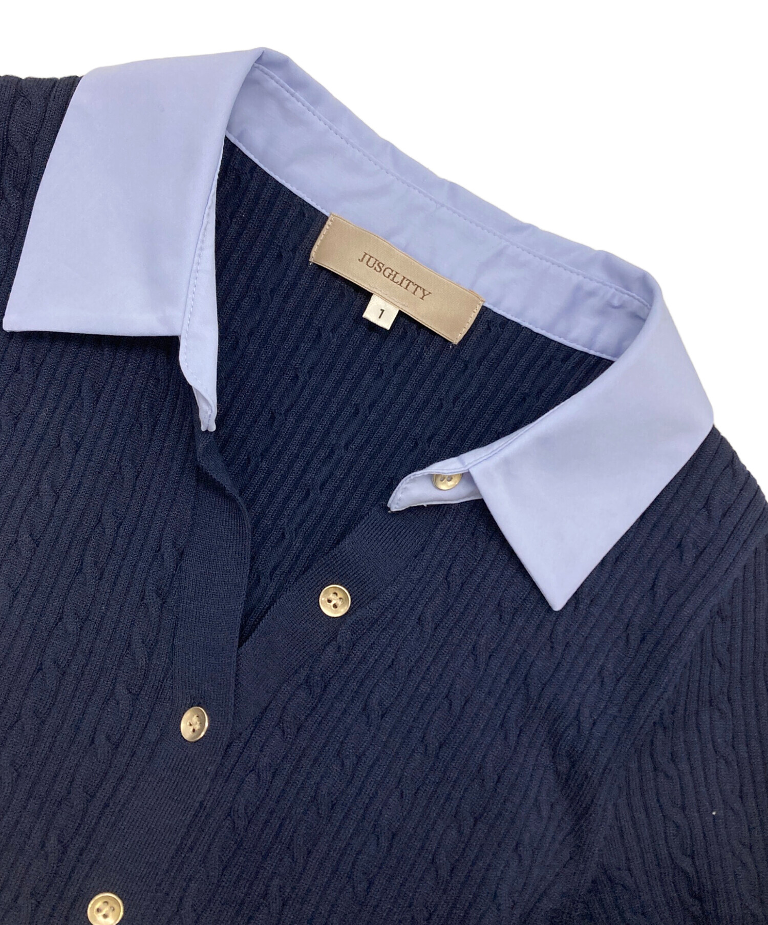 中古・古着通販】JUSGLITTY (ジャスグリッティー) スキッパーケーブル