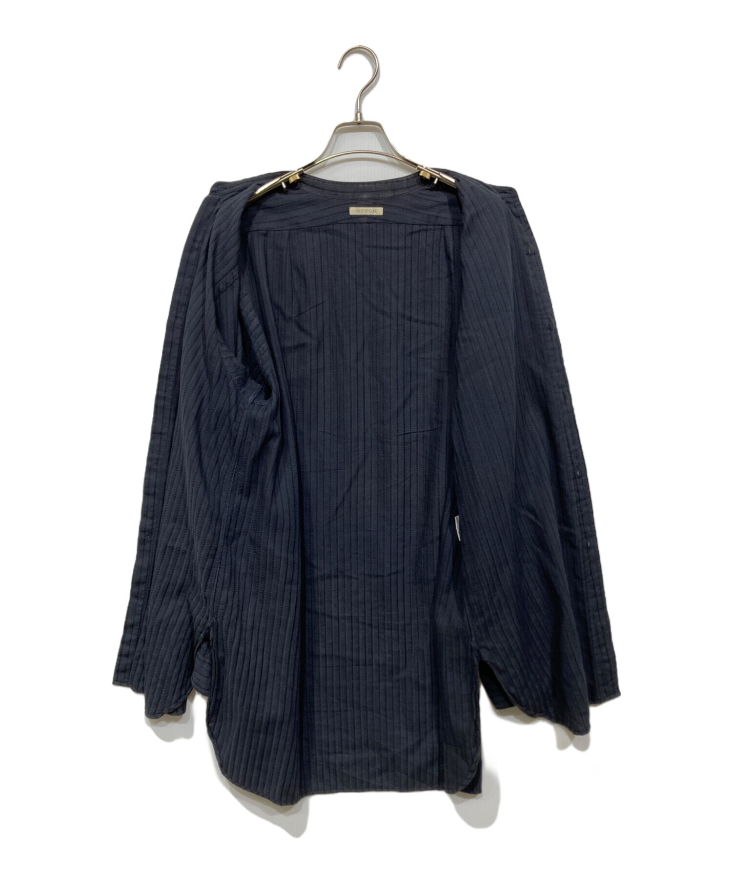 中古・古着通販】HEUGN (ユーゲン) Rob JQD シャツ ブラック サイズ:3