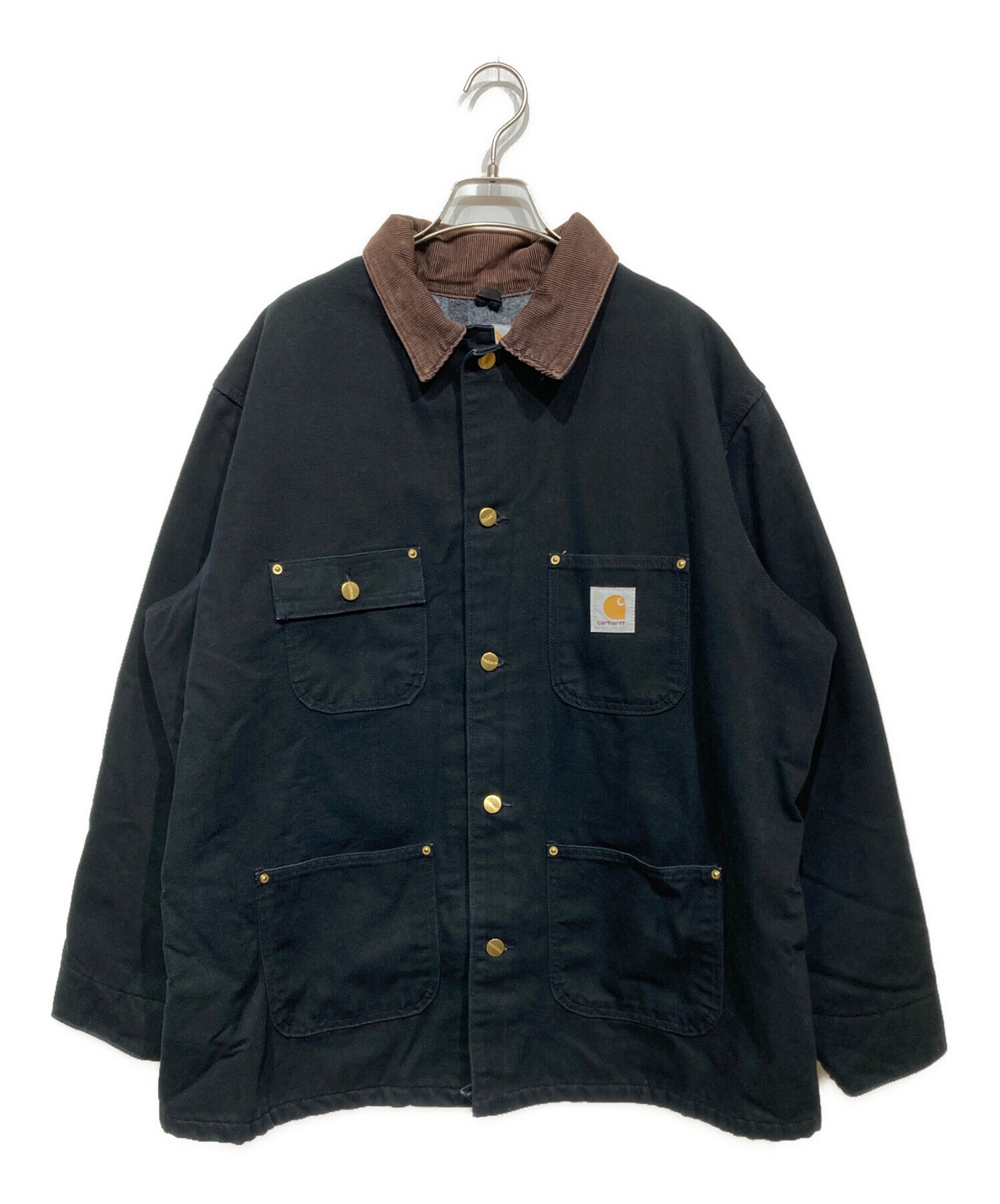 中古・古着通販】CarHartt (カーハート) ダックチョアコート ブラック