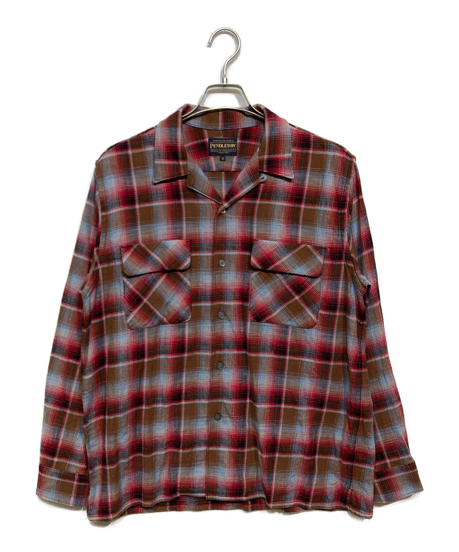 中古・古着通販】PENDLETON (ペンドルトン) オープンカラーオンブレ
