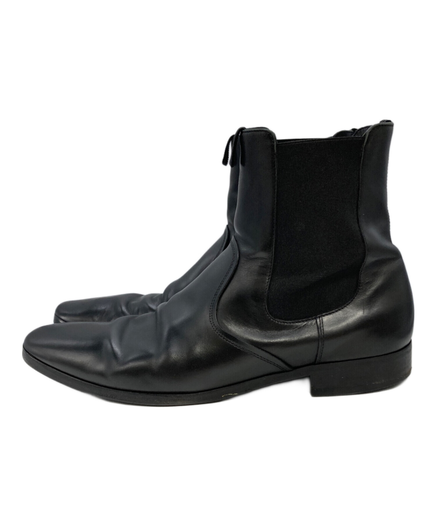 L*a様 Salvatore Ferragamo ブラックヒールブーツ 37.5 中古・古着通販】Salvatore Ferragamo (サルヴァトーレ フェラガモ