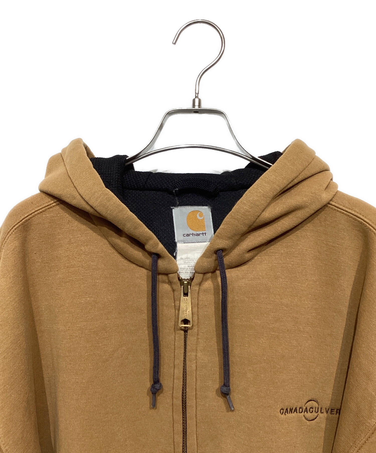 中古・古着通販】CarHartt (カーハート) ジップパーカー ベージュ