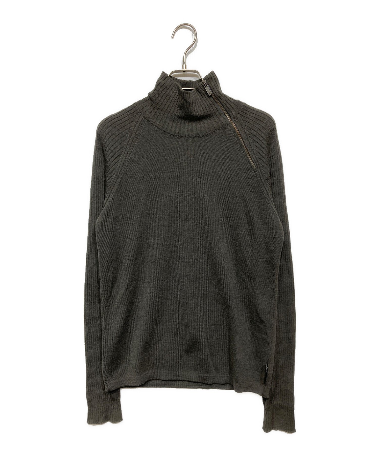エンポリオアルマーニ ドライバーズニット 長袖 50 ハイネック 中古・古着通販】EMPORIO ARMANI (エンポリオ アルマーニ) ハイネック