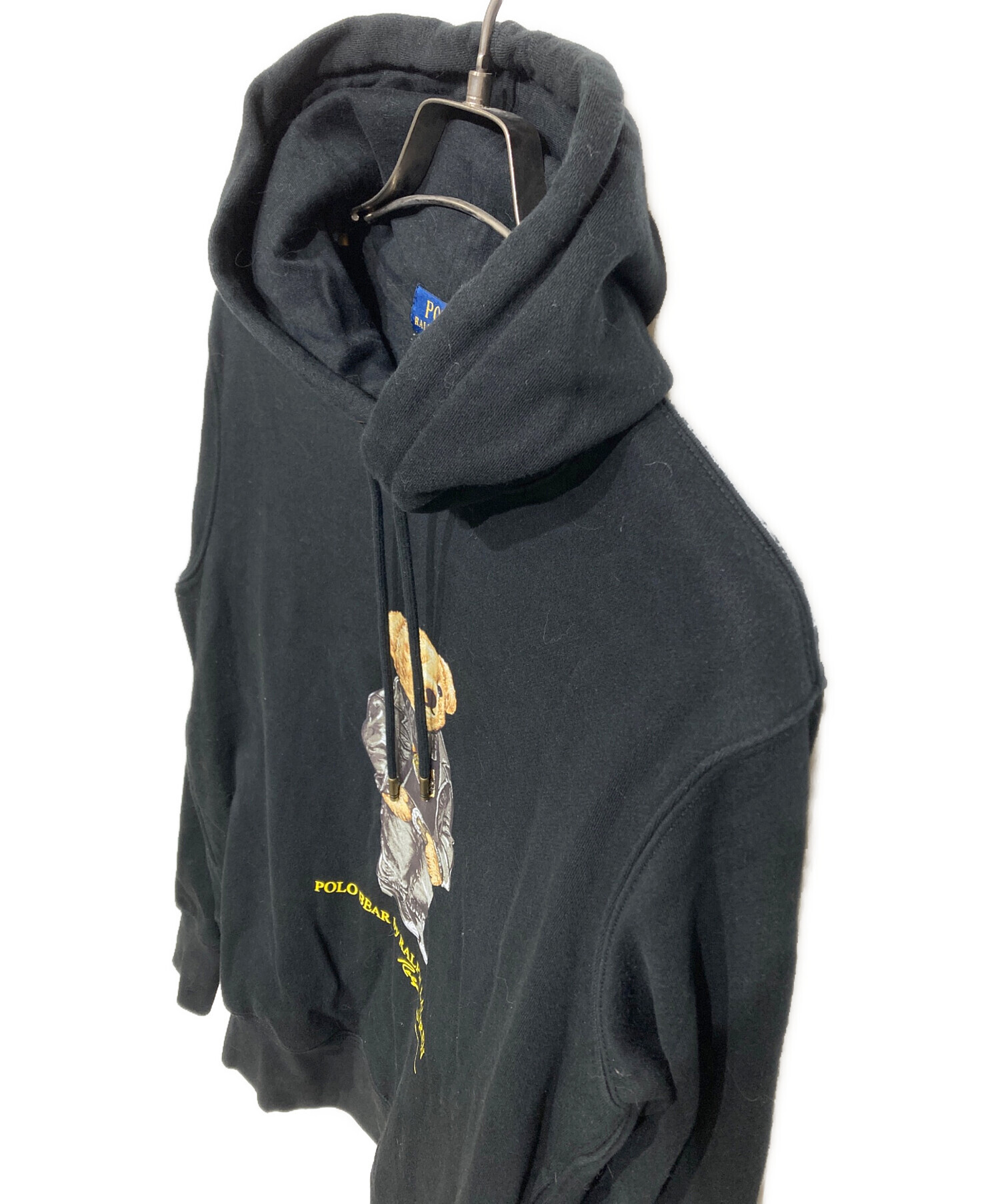 新品 ポロプレイヤー ラルフローレン ポロベア 黒 ブラック パーカー 2XL 中古・古着通販】POLO RALPH LAUREN (ポロ・ラルフローレン) ポロベア