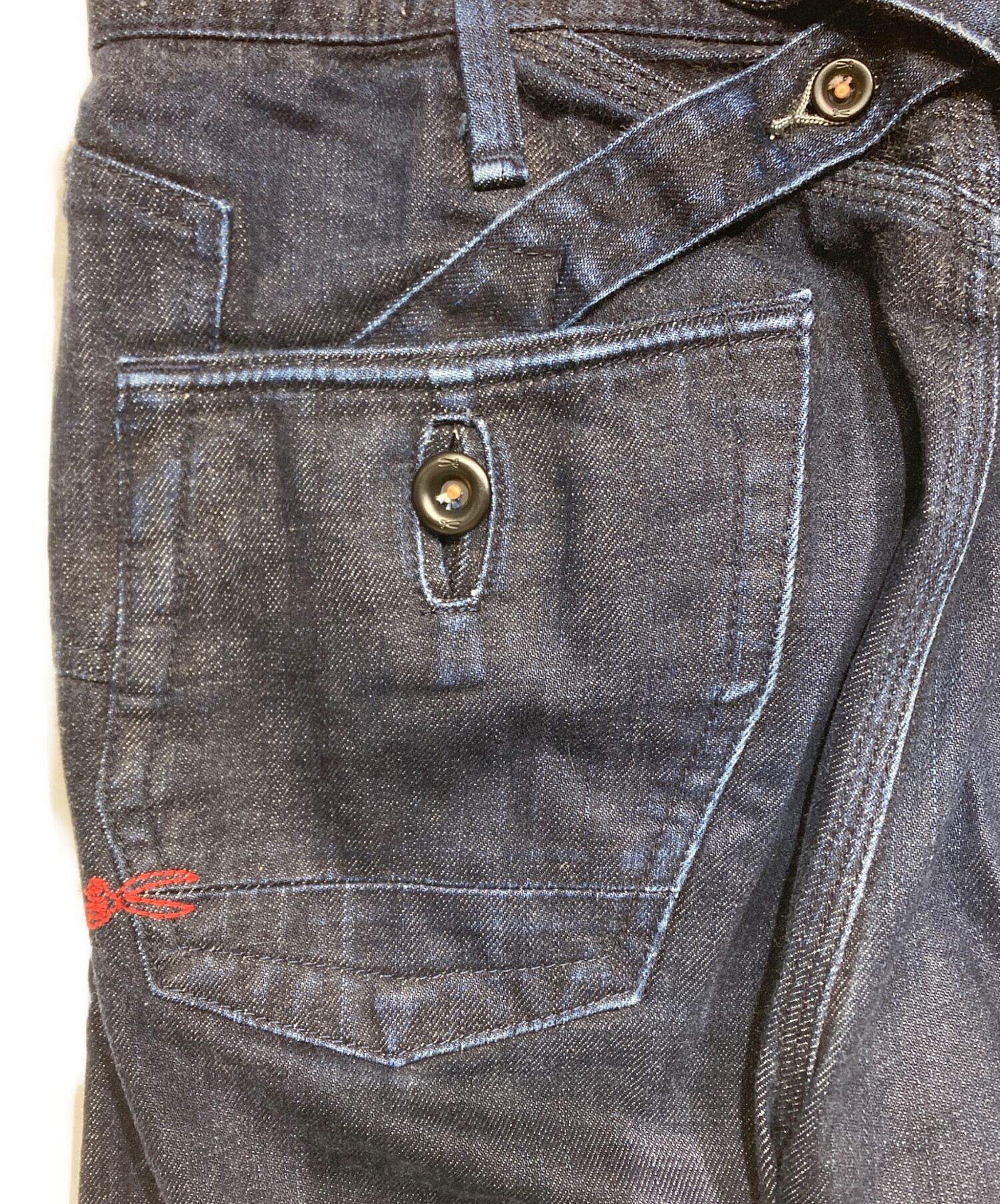 中古・古着通販】Denham (デンハム) CROSS BACK MIJKVデニムパンツ