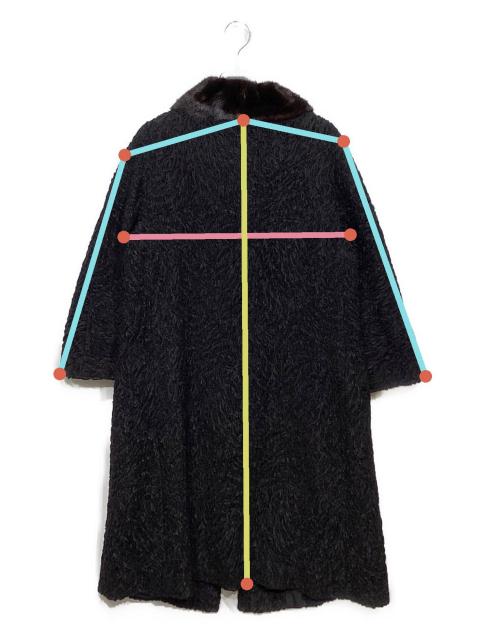 中古・古着通販】FENDI (フェンディ) ミンクファー襟付きジャガード