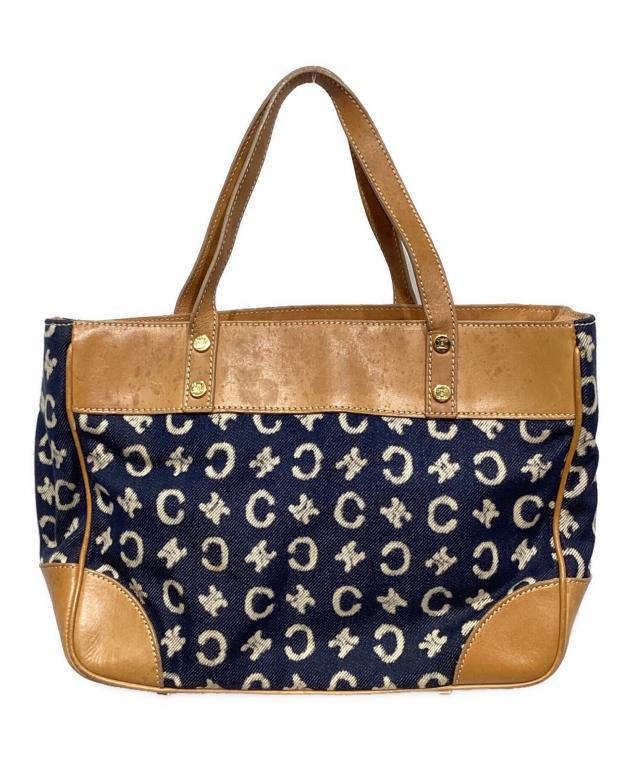 中古・古着通販】CELINE (セリーヌ) Cマカダム デニム ハンドバッグ