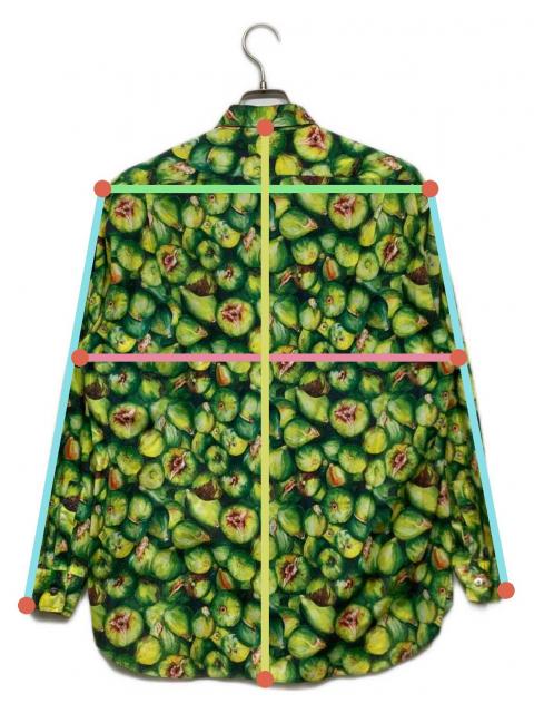 中古・古着通販】PAUL SMITH (ポールスミス) 総柄シャツ グリーン
