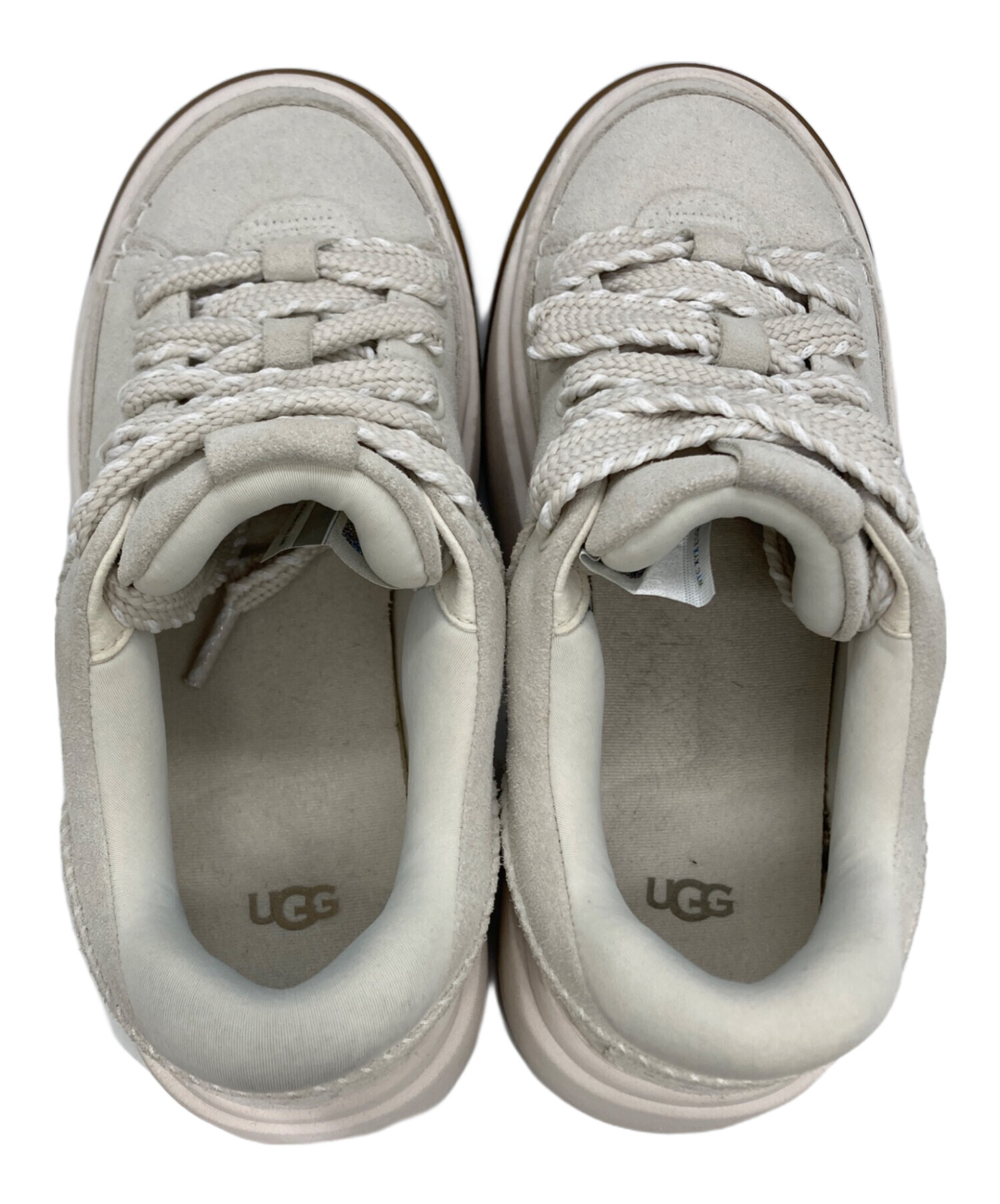 中古・古着通販】UGG (アグ) EZ-Duzzit Suede Lace Up ホワイト サイズ