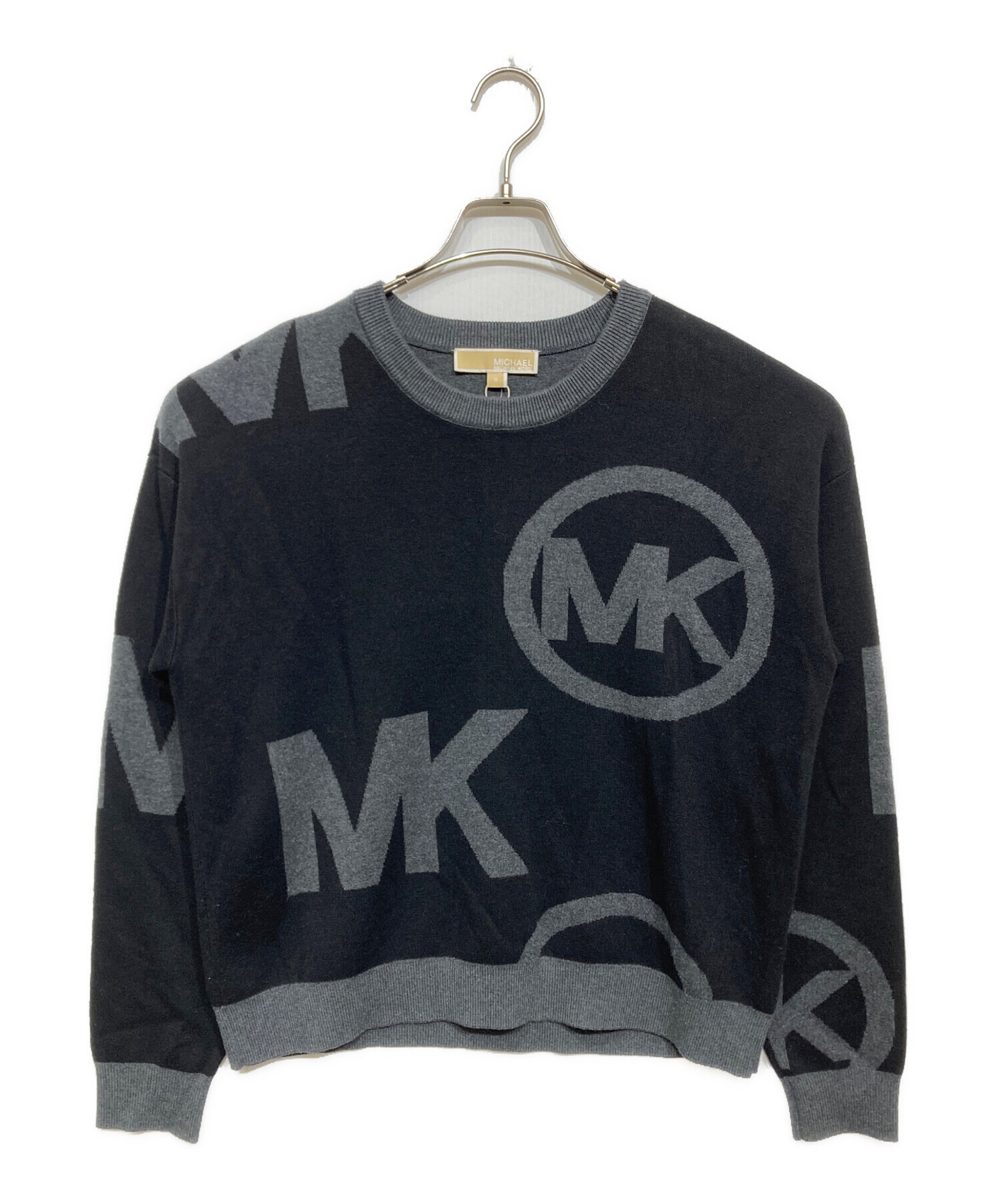 MICHAEL KORS - 新品同様2016デザインマイケルコースニット 中古・古着通販】MICHAEL KORS (マイケルコース) ニット ブラック