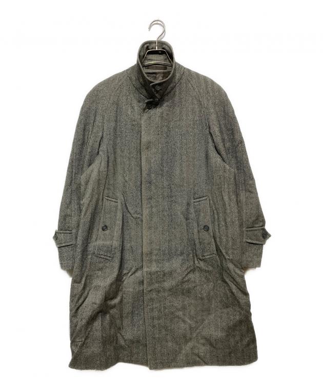 【✨古着】BURBERRY ヘリンボーン　アルパカ入り　ステンカラーコート 中古・古着通販】Burberry's (バーバリーズ) ヘリンボーンツイード