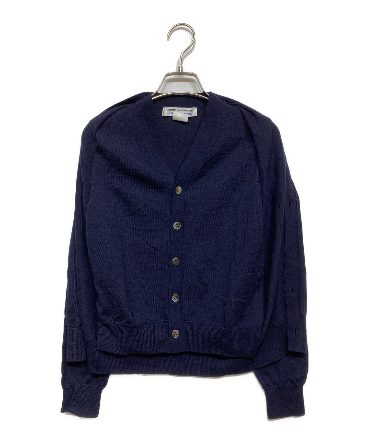 コムデギャルソンコムデギャルソン　フロントレイヤードカーディガン 中古・古着通販】COMME des GARCONS COMME des GARCONS