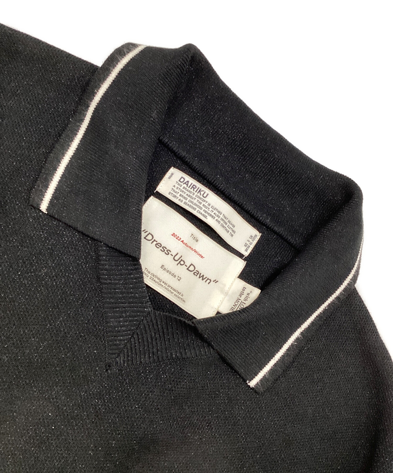中古・古着通販】DAIRIKU (ダイリク) Lame Soccer Uniform Knit