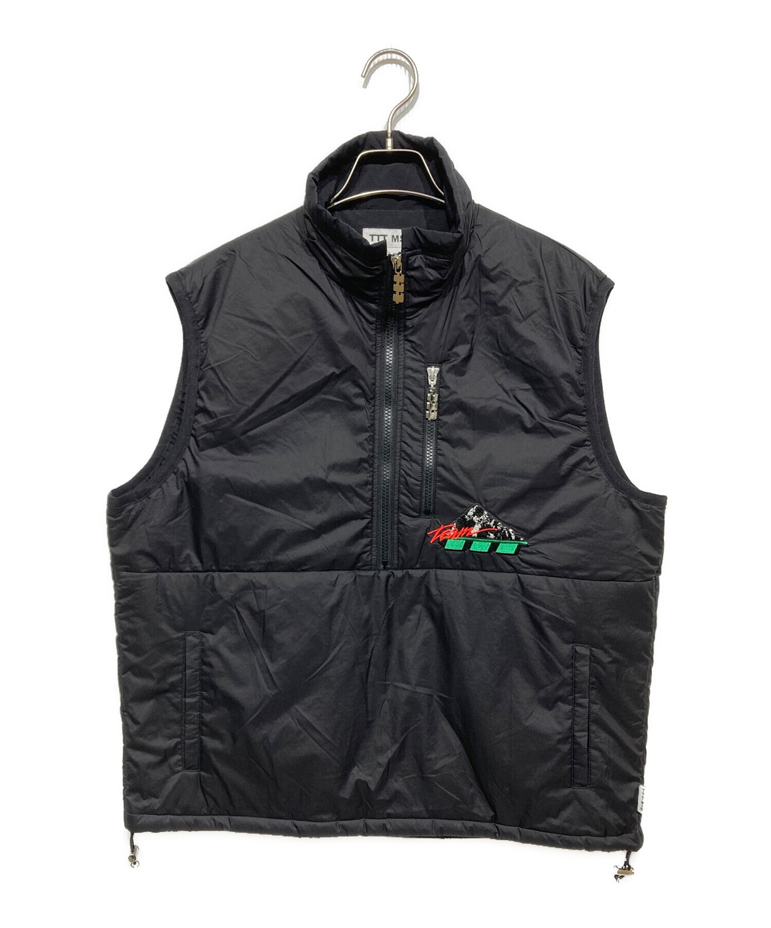 中古・古着通販】TTT MSW (ティー) 中綿ベスト ブラック サイズ:M