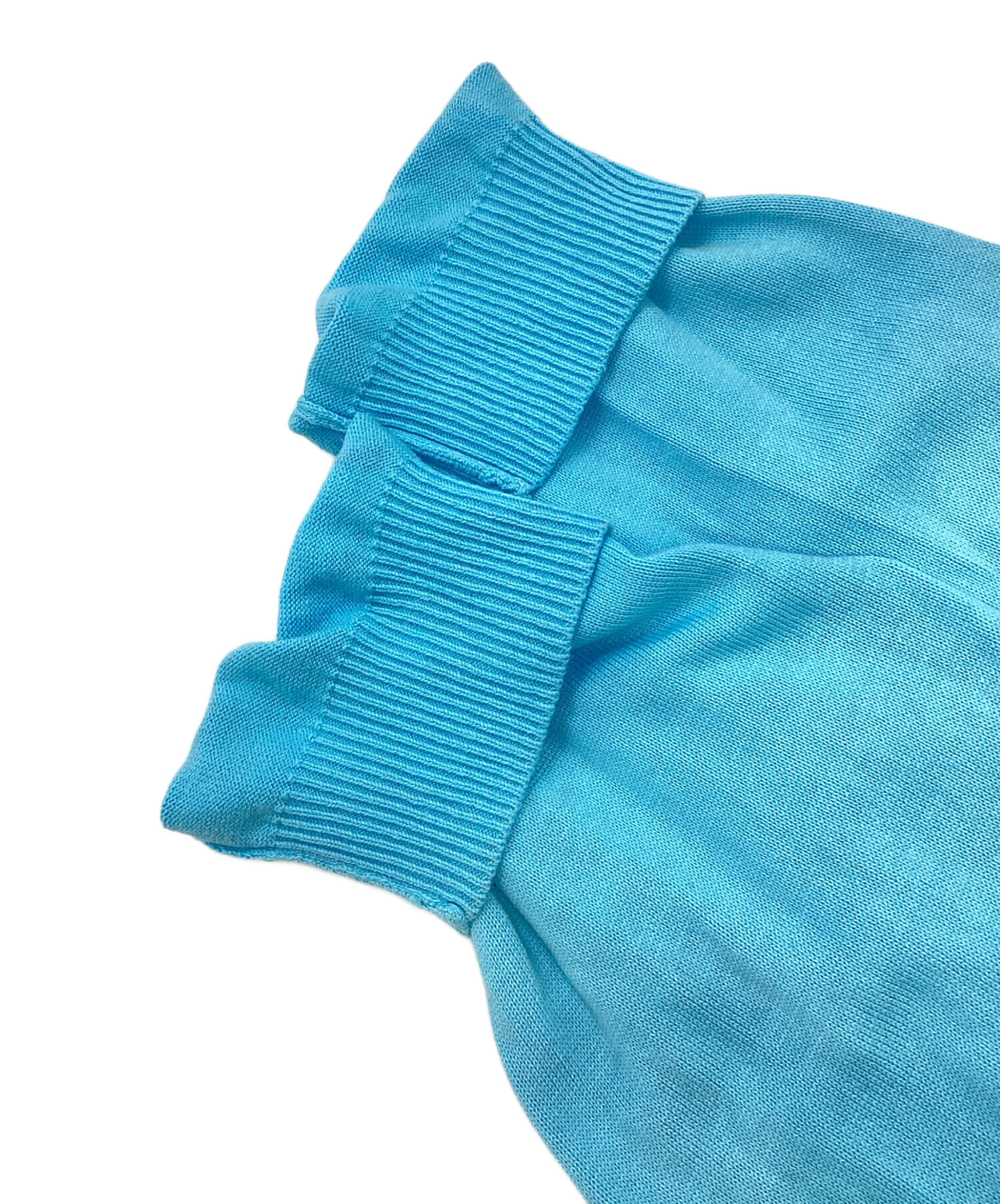 中古・古着通販】TTT MSW (ティー) Diamond Knit Polo ブルー サイズ:M